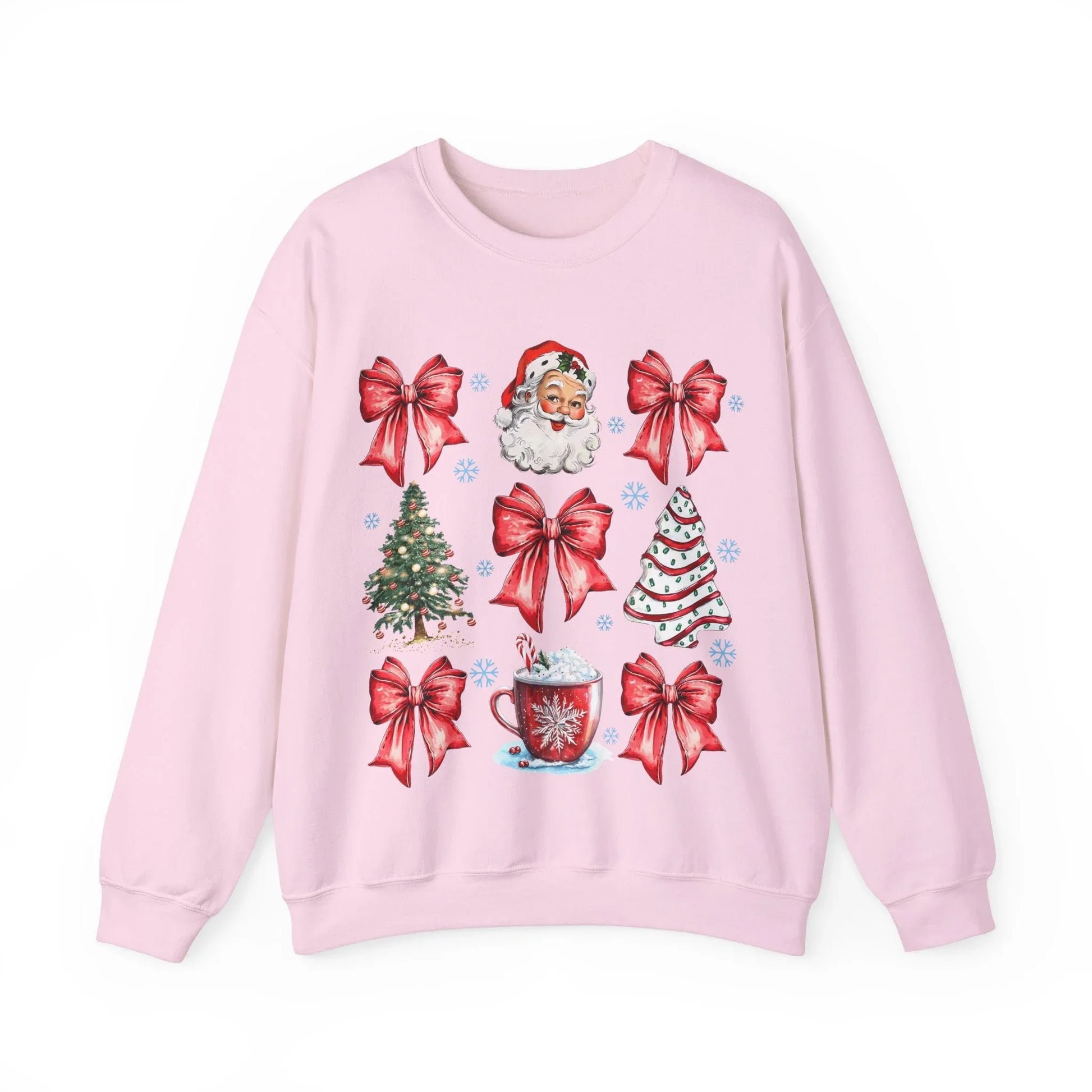 Pink Christmas Sweatshirt - S / Light