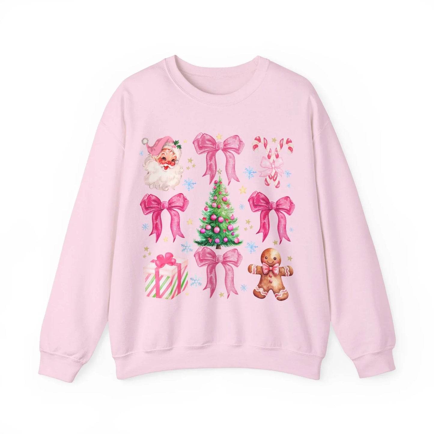 Pink Christmas Sweatshirt - S / Light