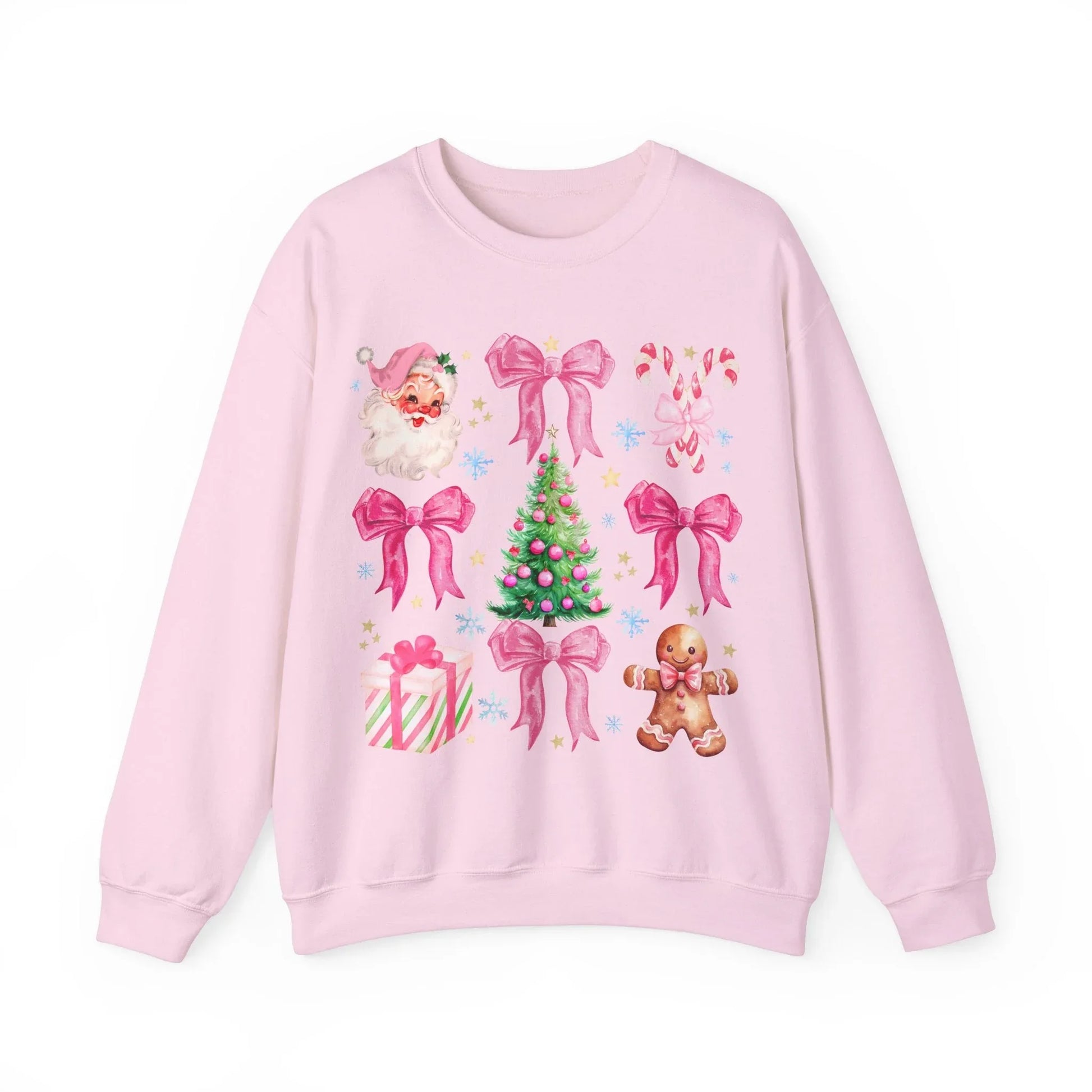 Pink Christmas Sweatshirt - S / Light