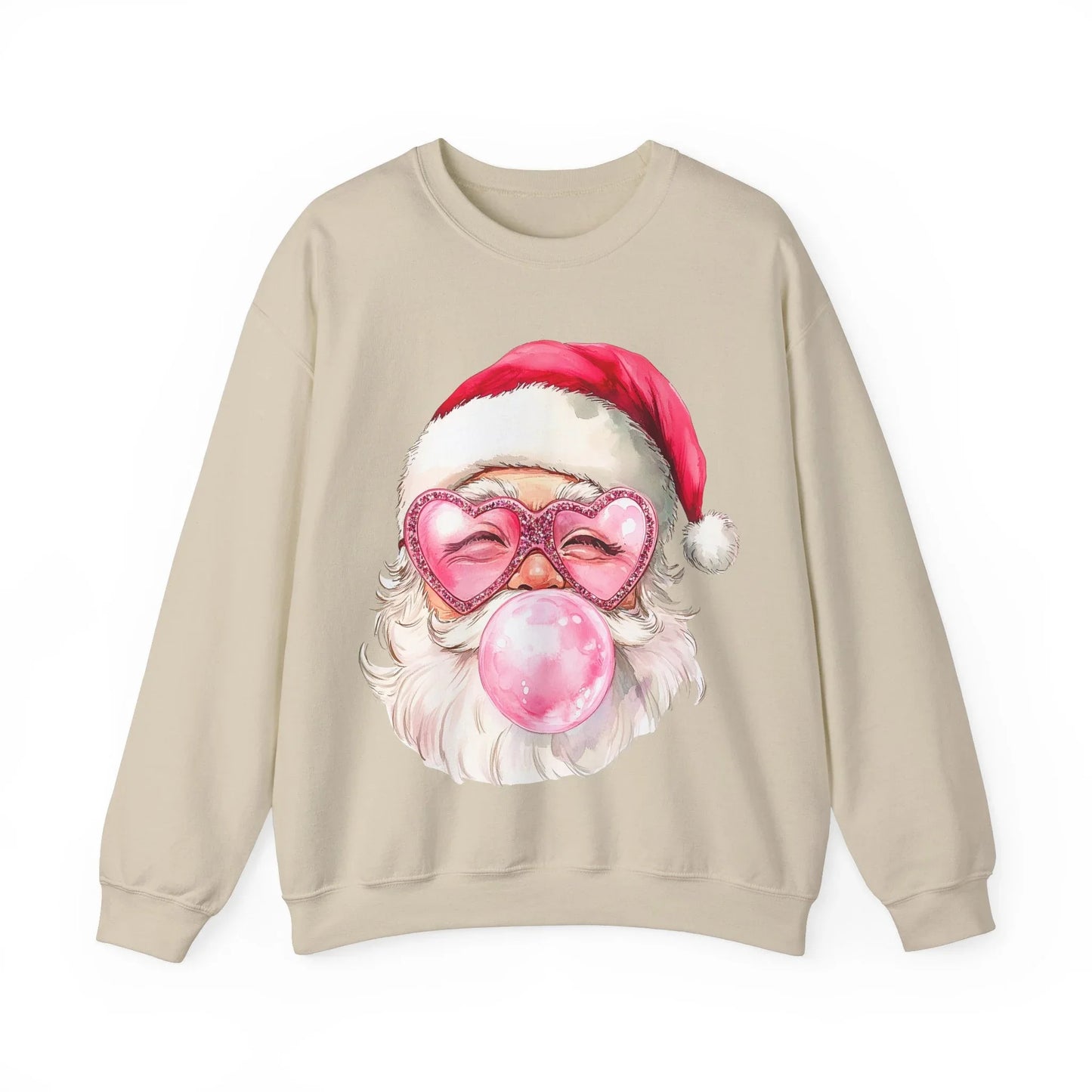 Pink Christmas Sweatshirt - S / Sand