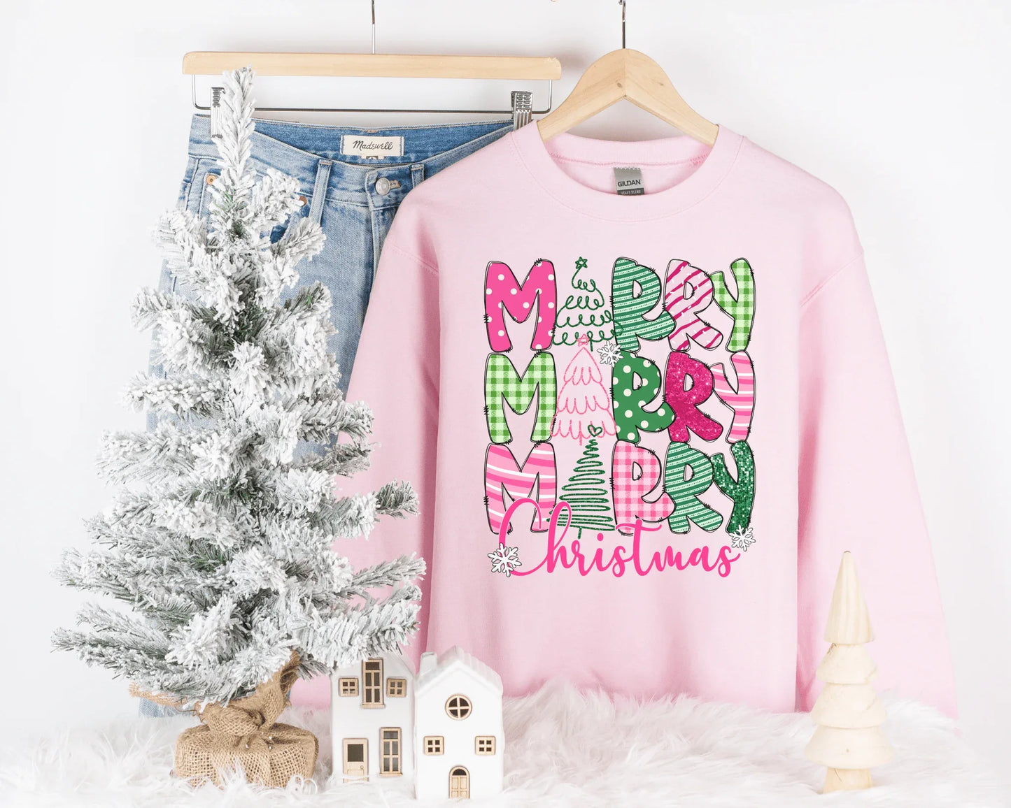 Pink Christmas Sweatshirt