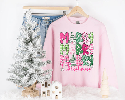 Pink Christmas Sweatshirt