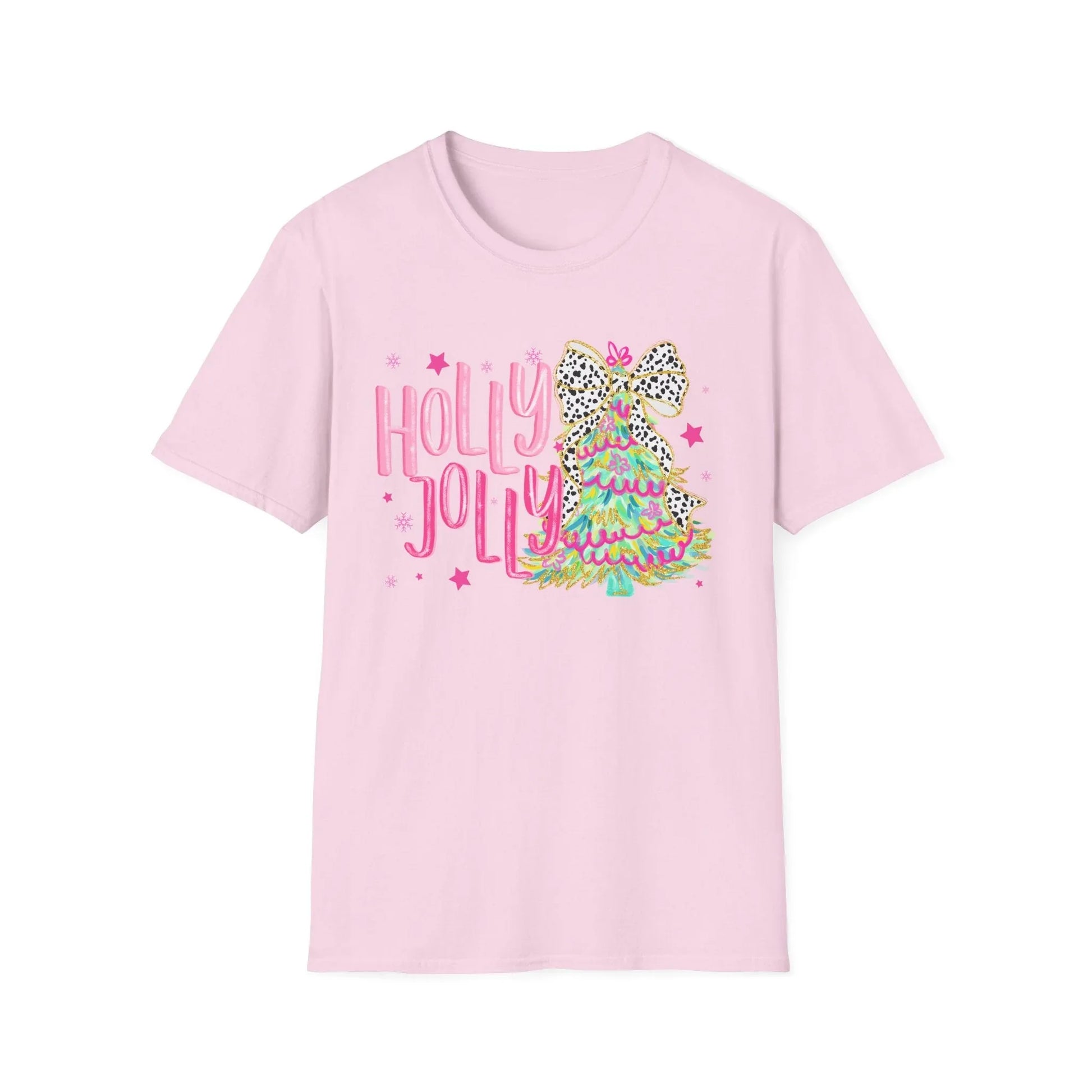 Pink Christmas Tshirt - S / Light - T-Shirt