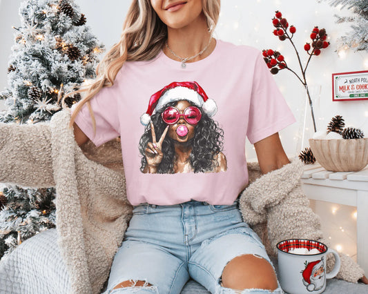 Pink Christmas Tshirt - T-Shirt