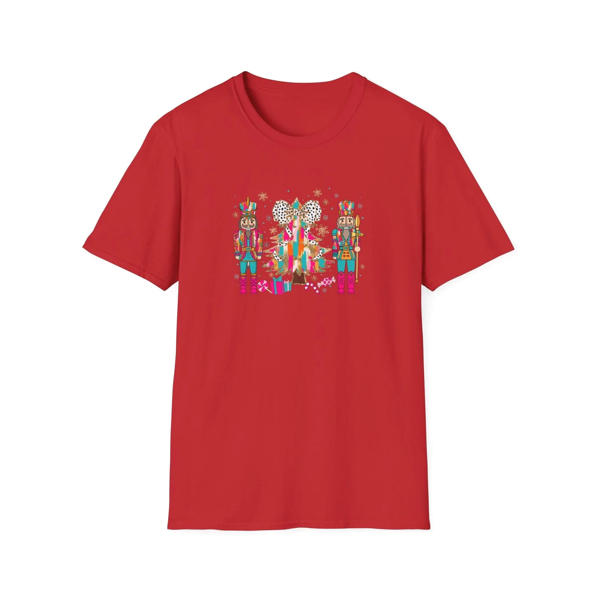 Pink Christmas Tshirt - S / Red - T-Shirt