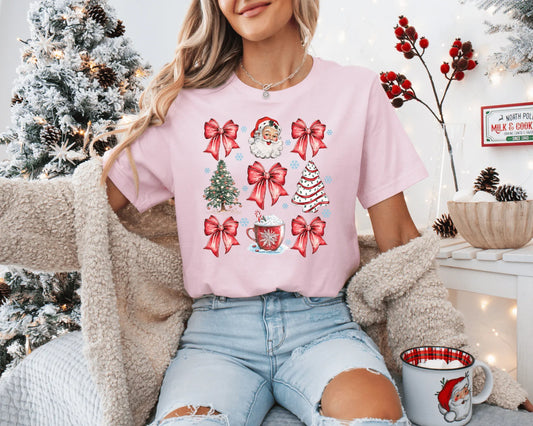 Pink Christmas Tshirt - T-Shirt