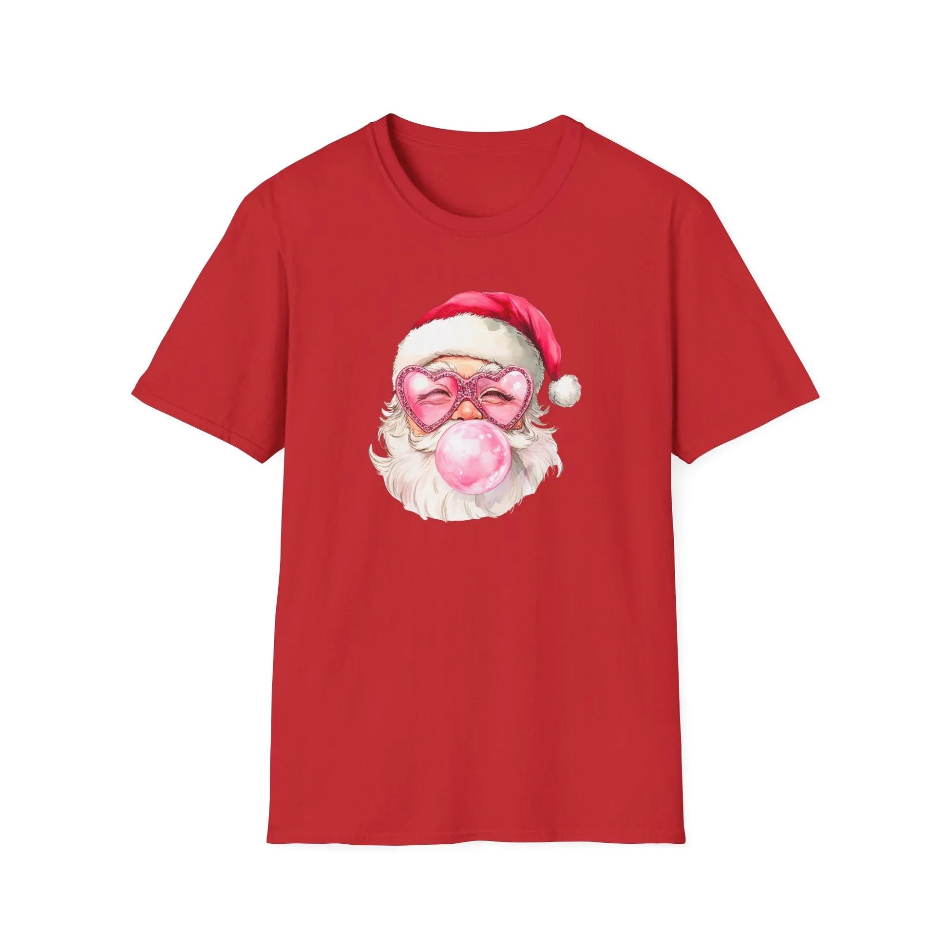 Pink Christmas Tshirt - S / Red - T-Shirt