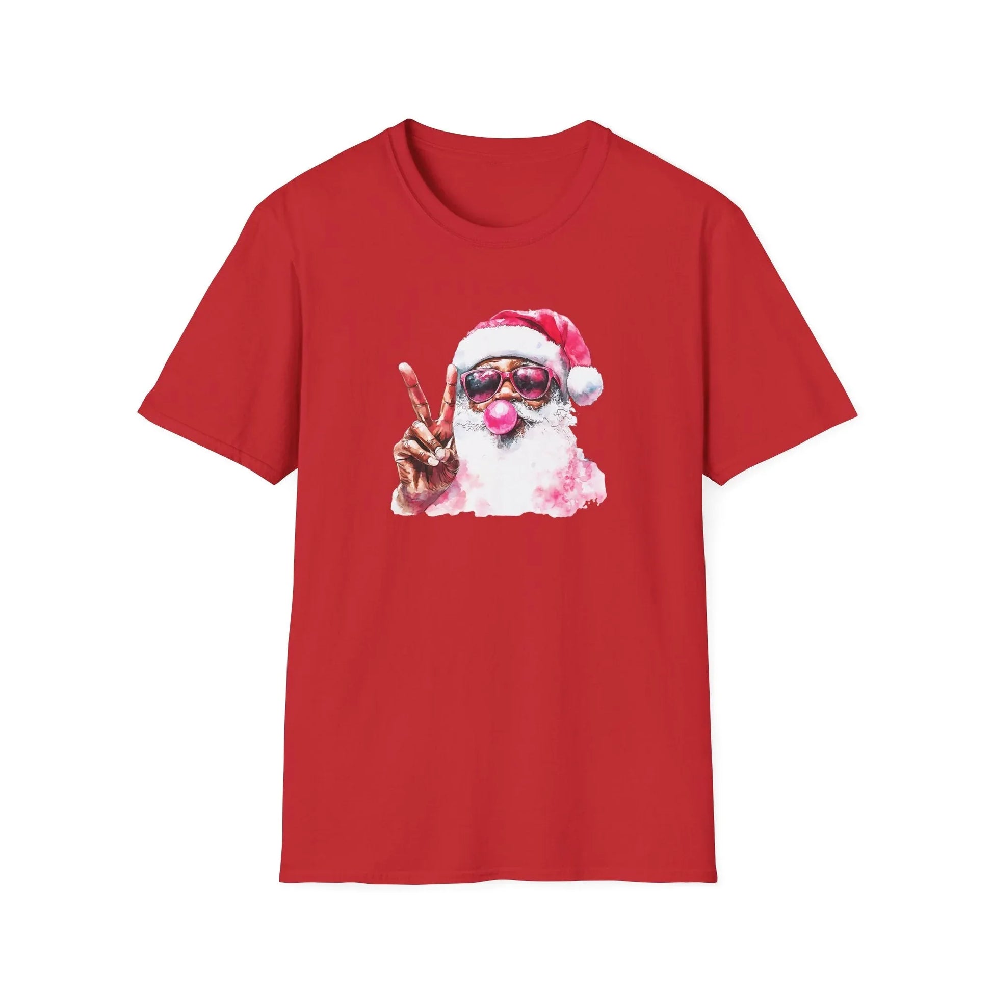 Pink Christmas Tshirt - S / Red - T-Shirt