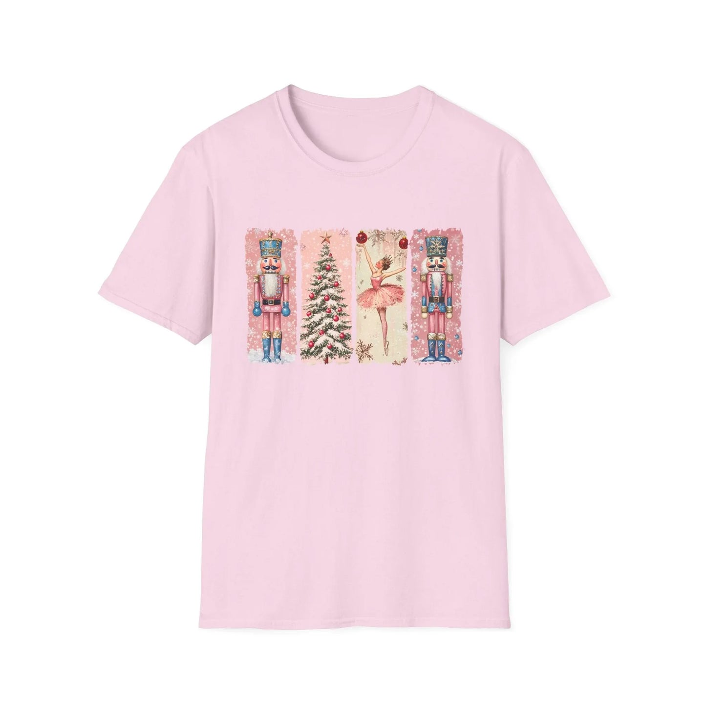 Pink Christmas Tshirt - S / Light - T-Shirt