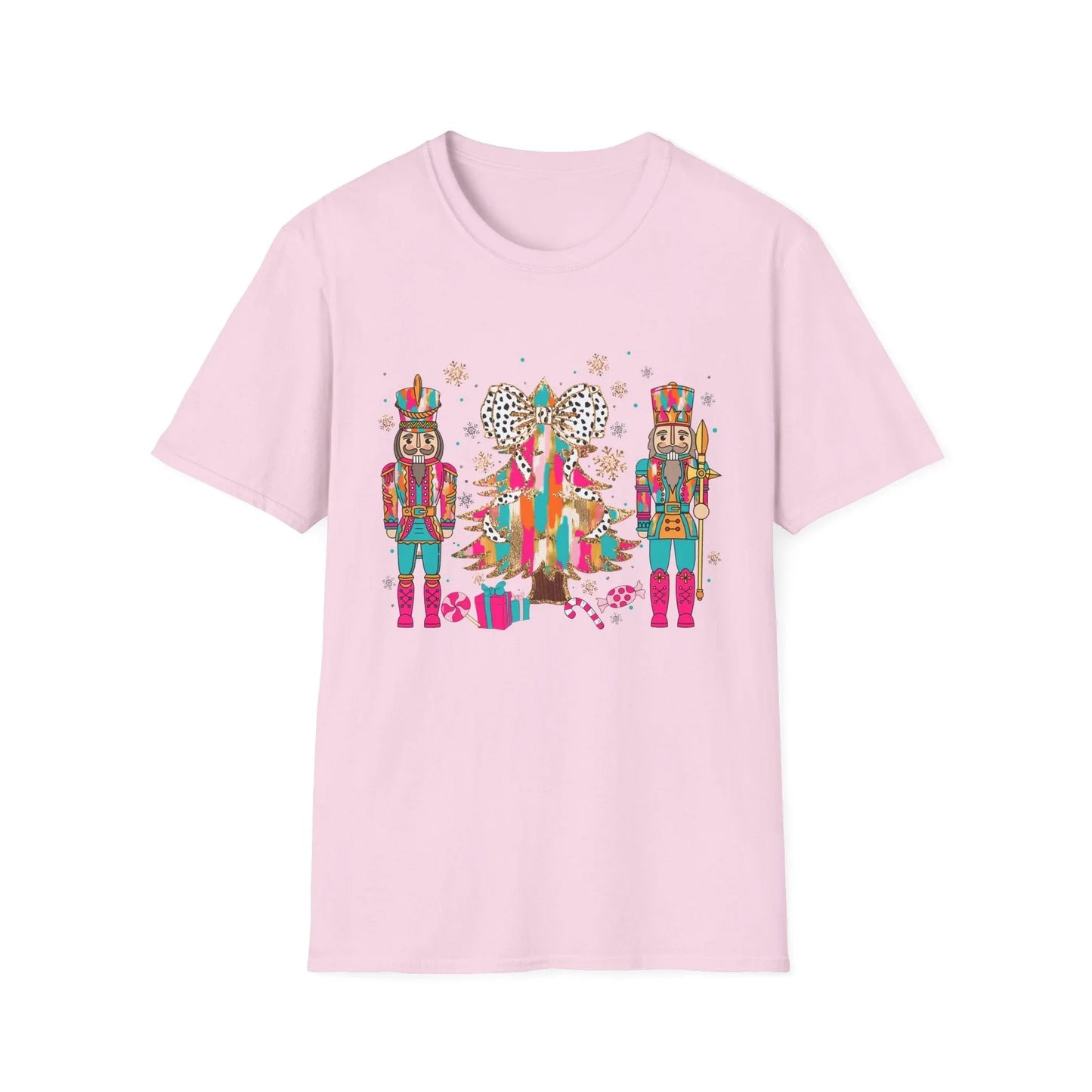 Pink Christmas Tshirt - S / Light - T-Shirt
