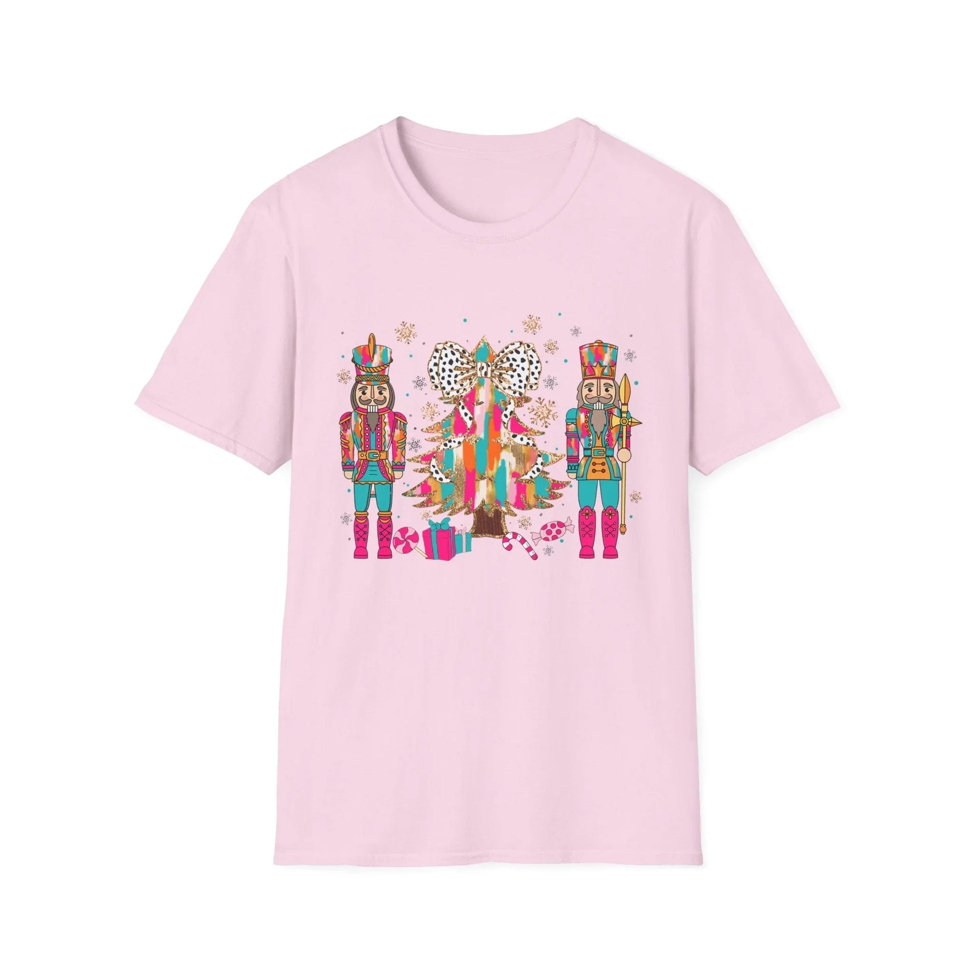 Pink Christmas Tshirt - S / Light - T-Shirt