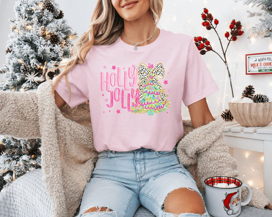 Pink Christmas Tshirt - T-Shirt