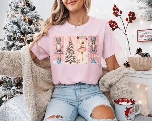 Pink Christmas Tshirt - T-Shirt