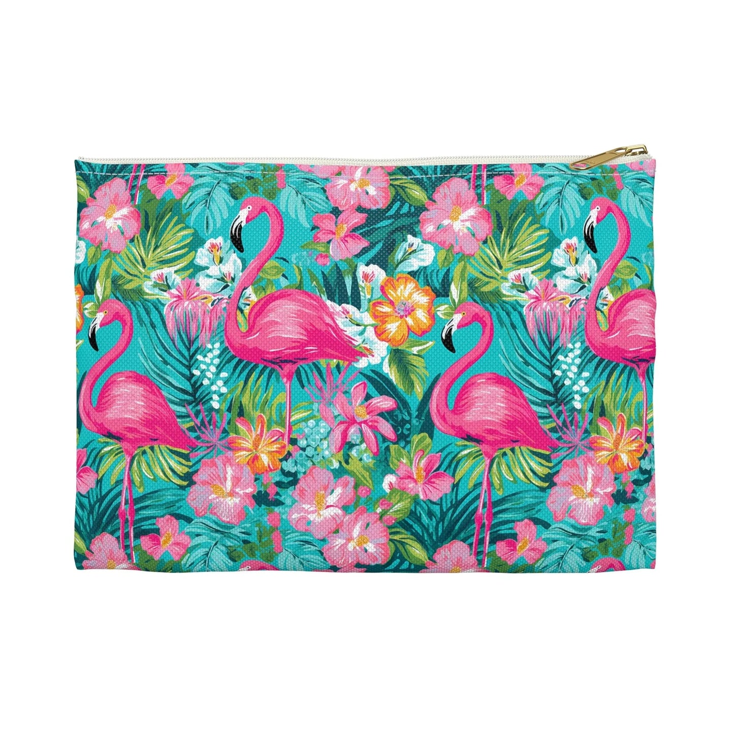 Pink Paradise Accessory Pouch - Small / White zipper - Bags