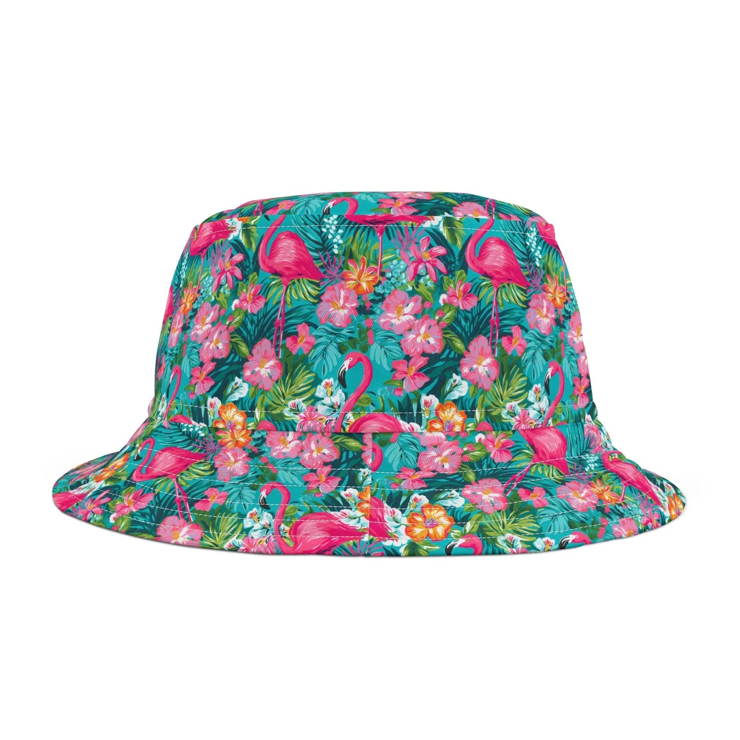 Pink Paradise Bucket Hat - Small / White stitching - Hats