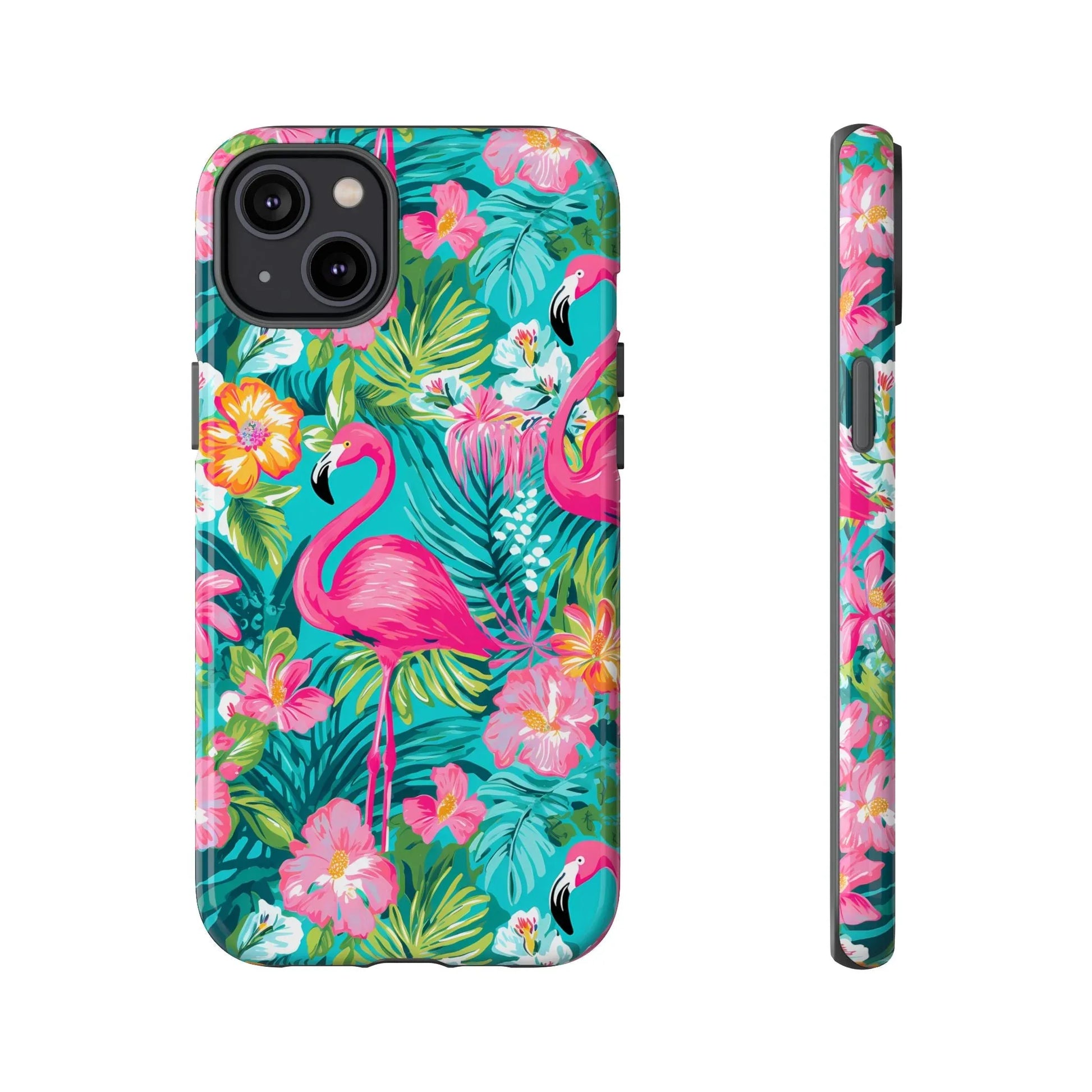 Pink Paradise iPhone Case - 14 Plus / Glossy - Phone