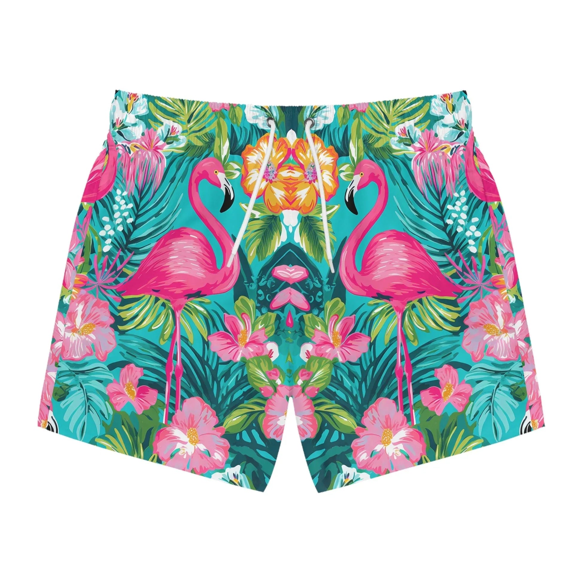 Pink Paradise Swim Trunks - XS / Seam thread color automatically matched to design - All Over Prints