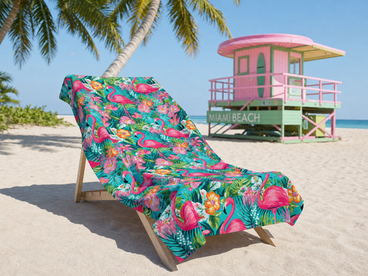 Pink Paradise Towel – RELLE Fashion & Lifestyle – Product Image