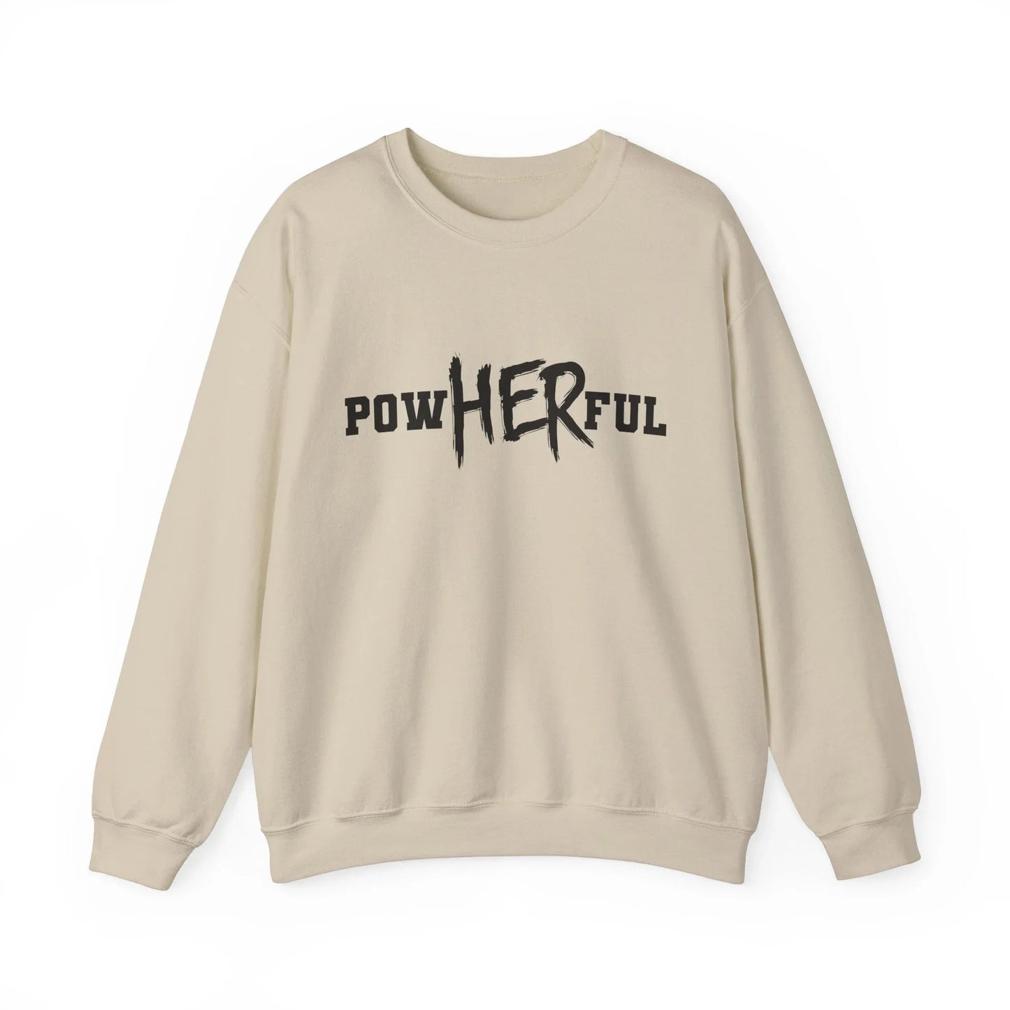 PowHERful Sweatshirt - Sand / S