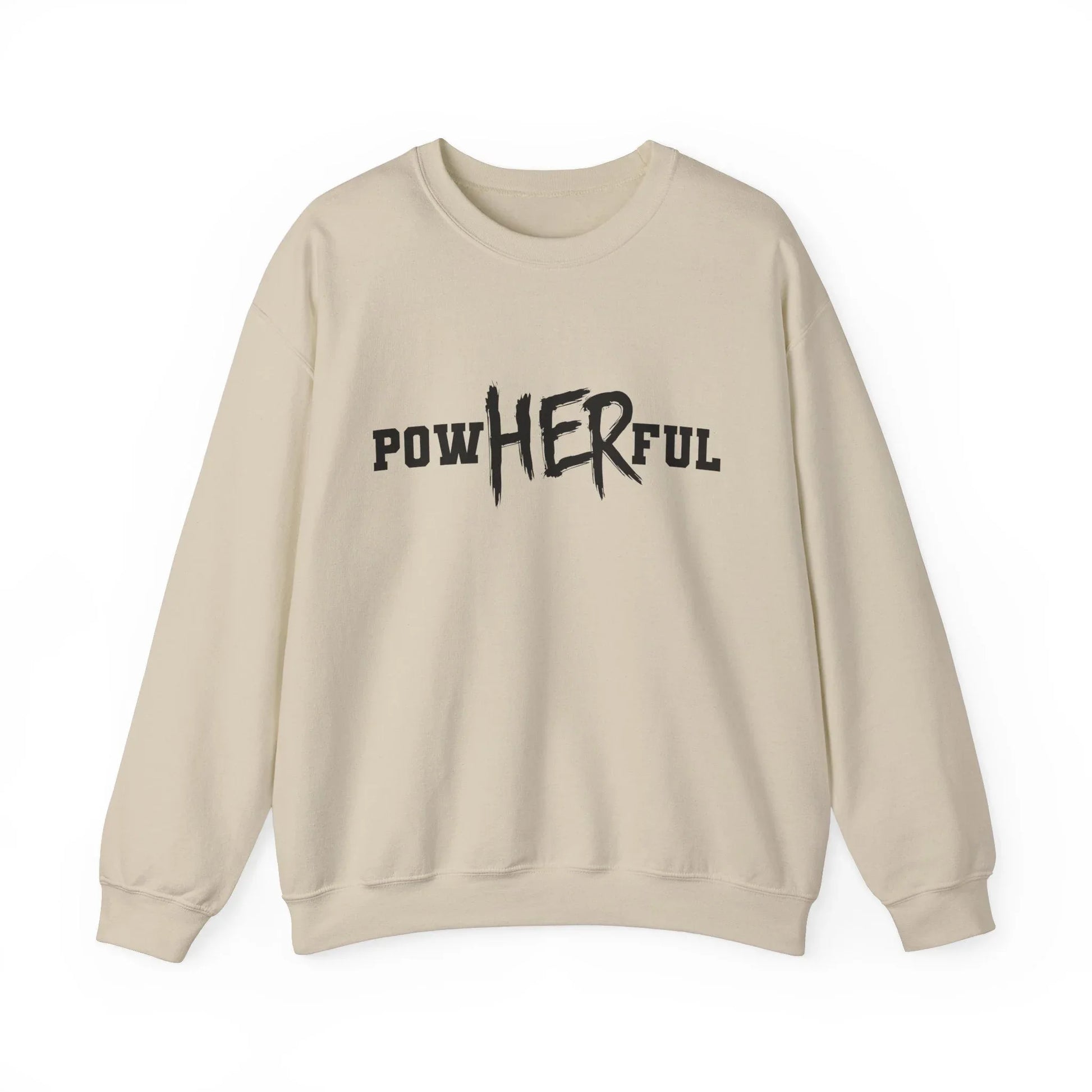 PowHERful Sweatshirt - Sand / S