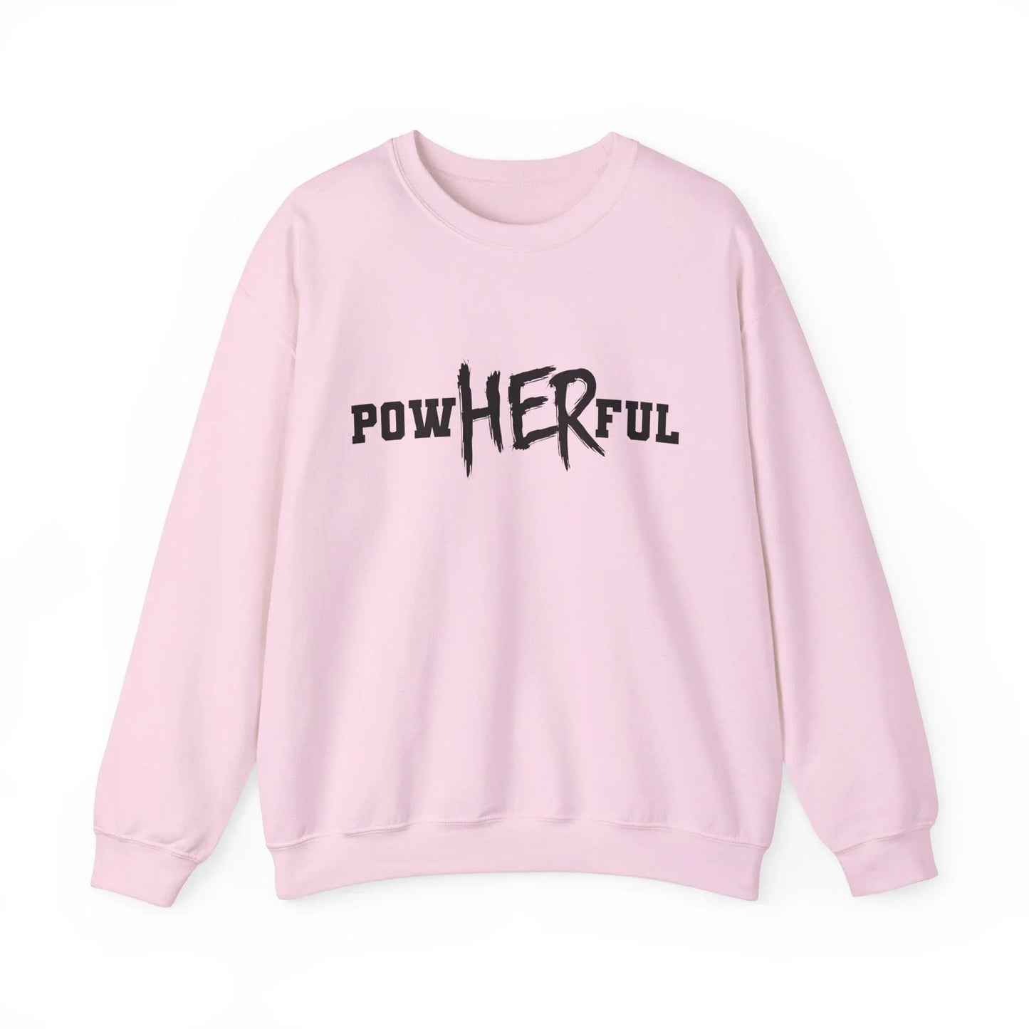 PowHERful Sweatshirt - Light Pink / S