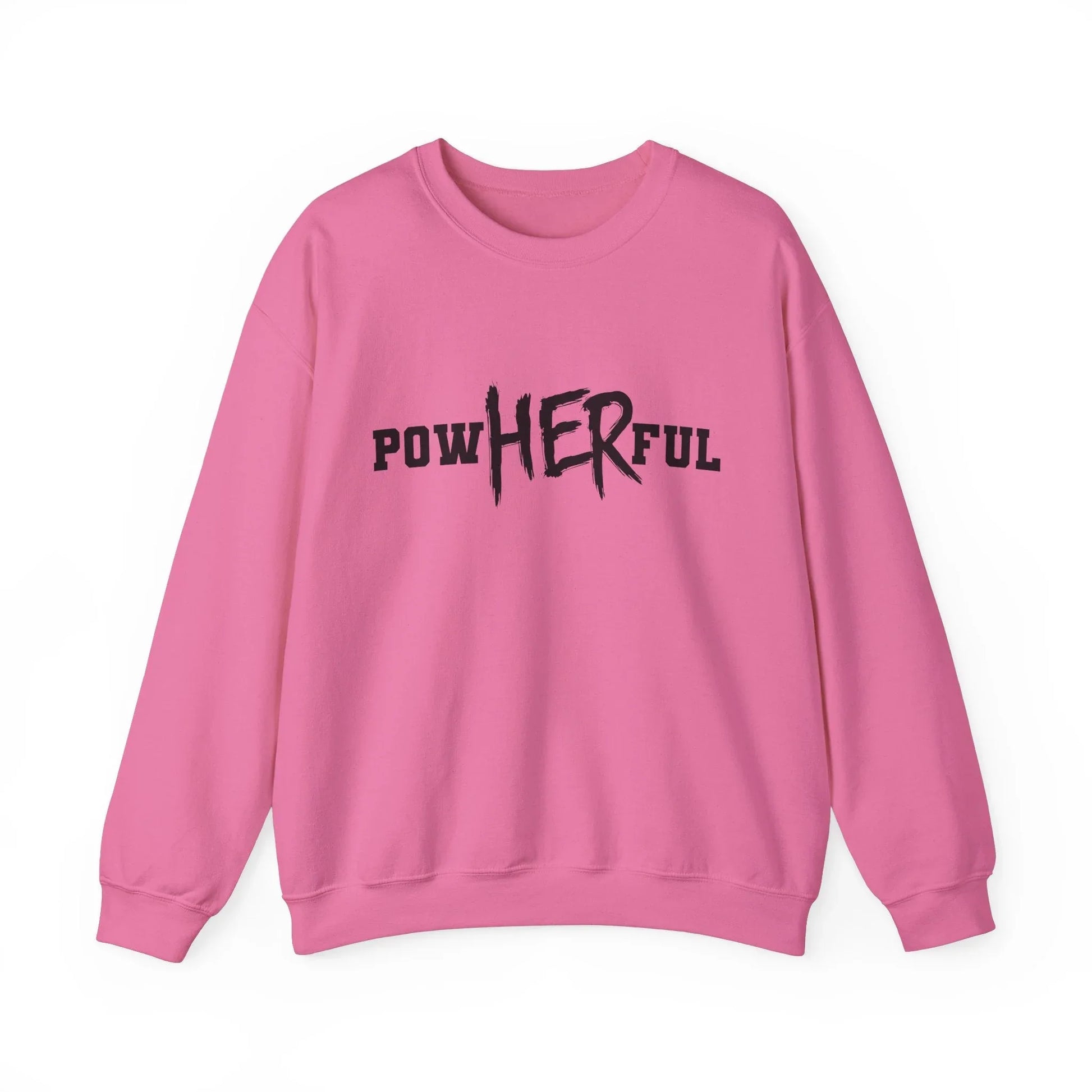 PowHERful Sweatshirt - Safety Pink / S