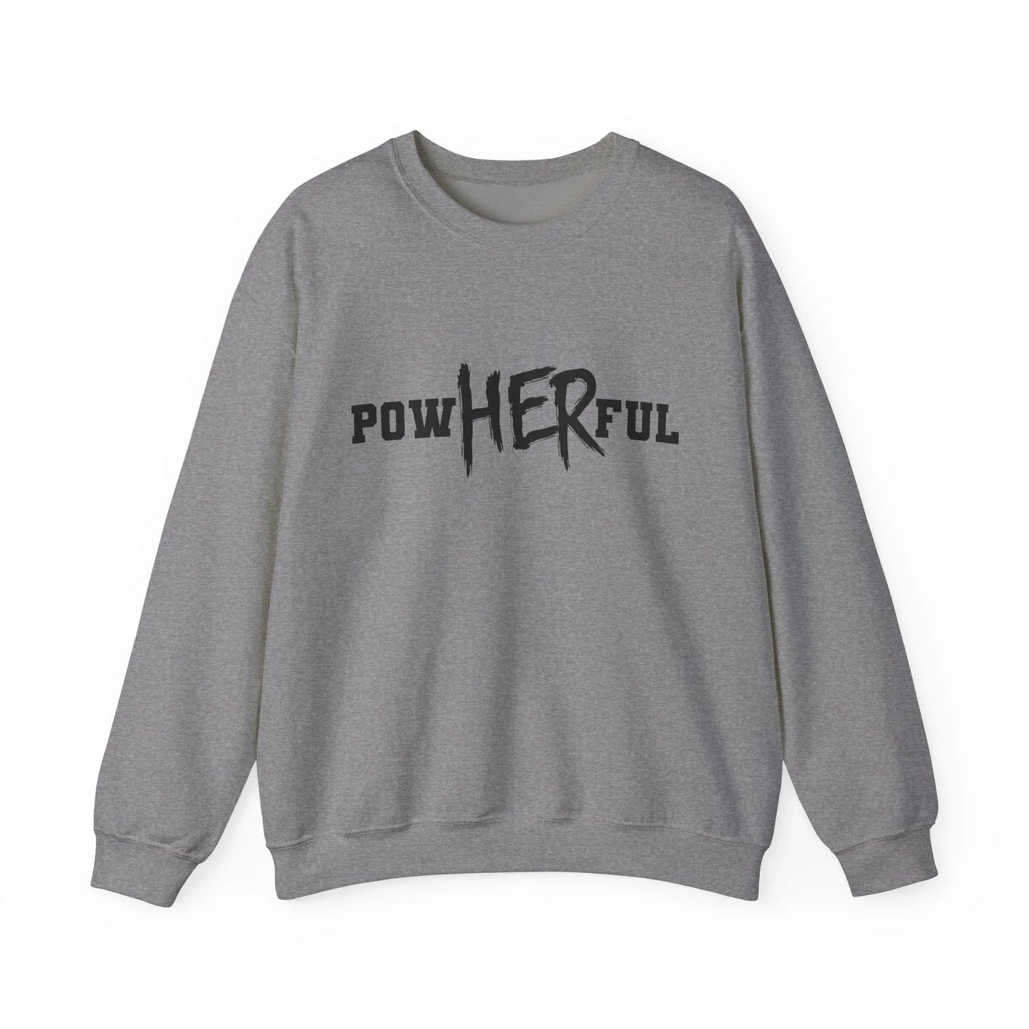 PowHERful Sweatshirt - Graphite Heather / S