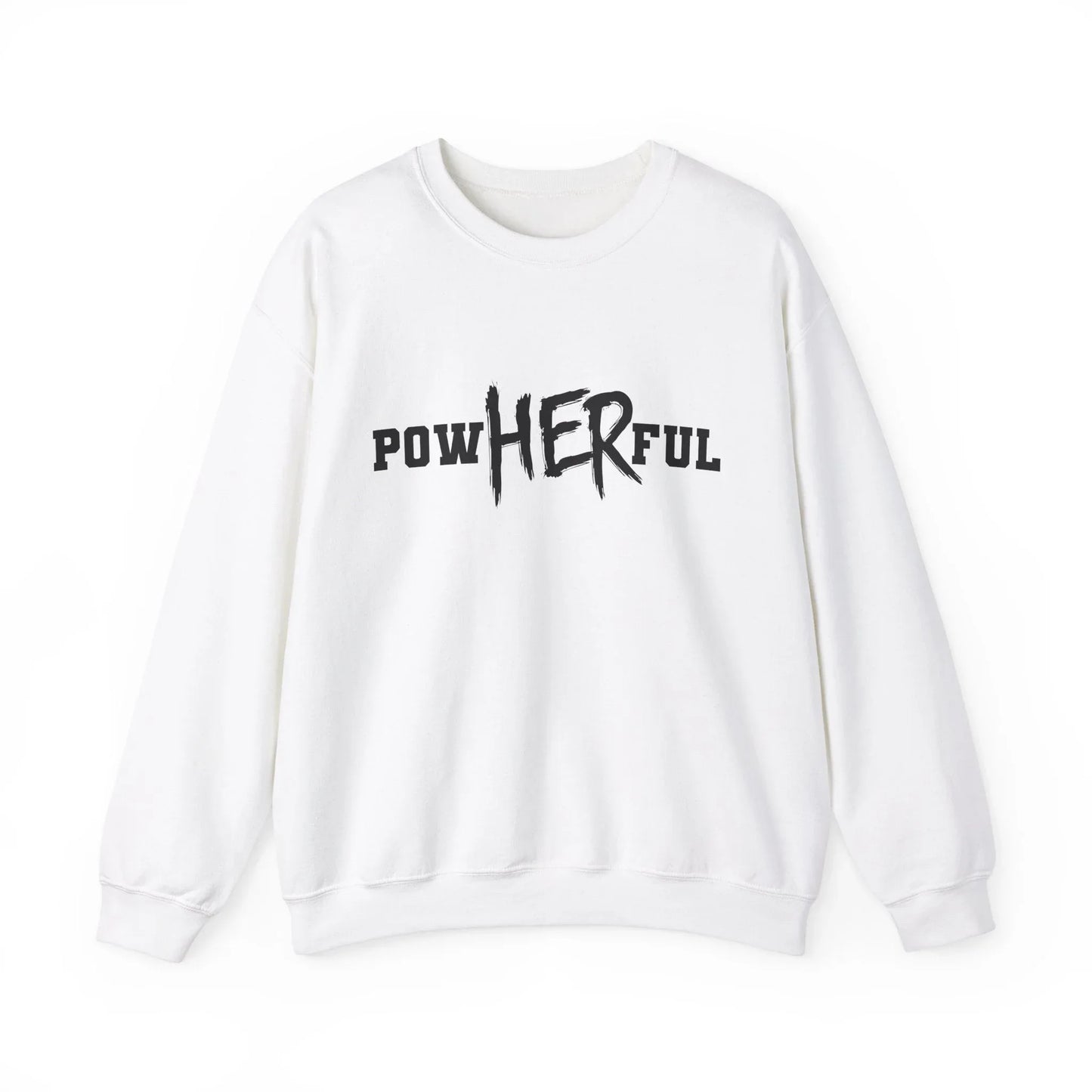 PowHERful Sweatshirt - White / S