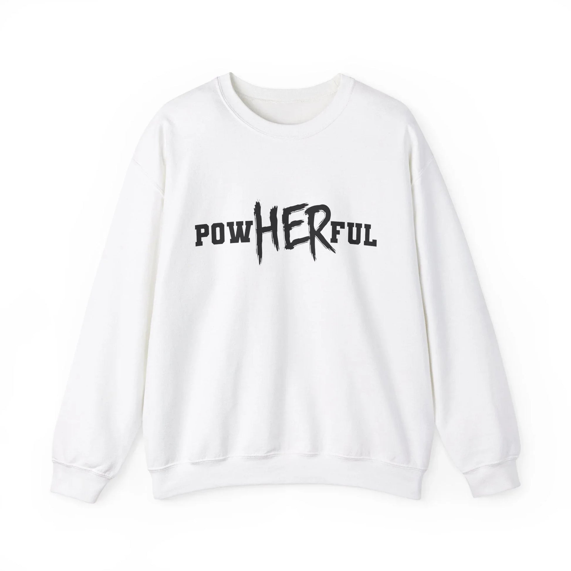 PowHERful Sweatshirt - White / S