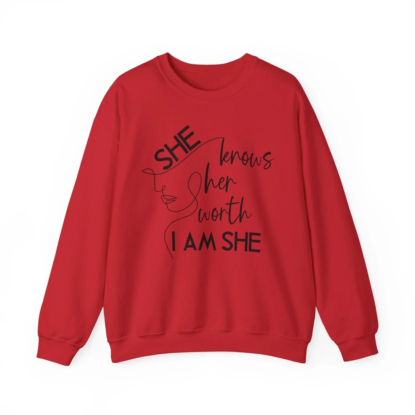 Priceless Confidence Sweatshirt - Red / S