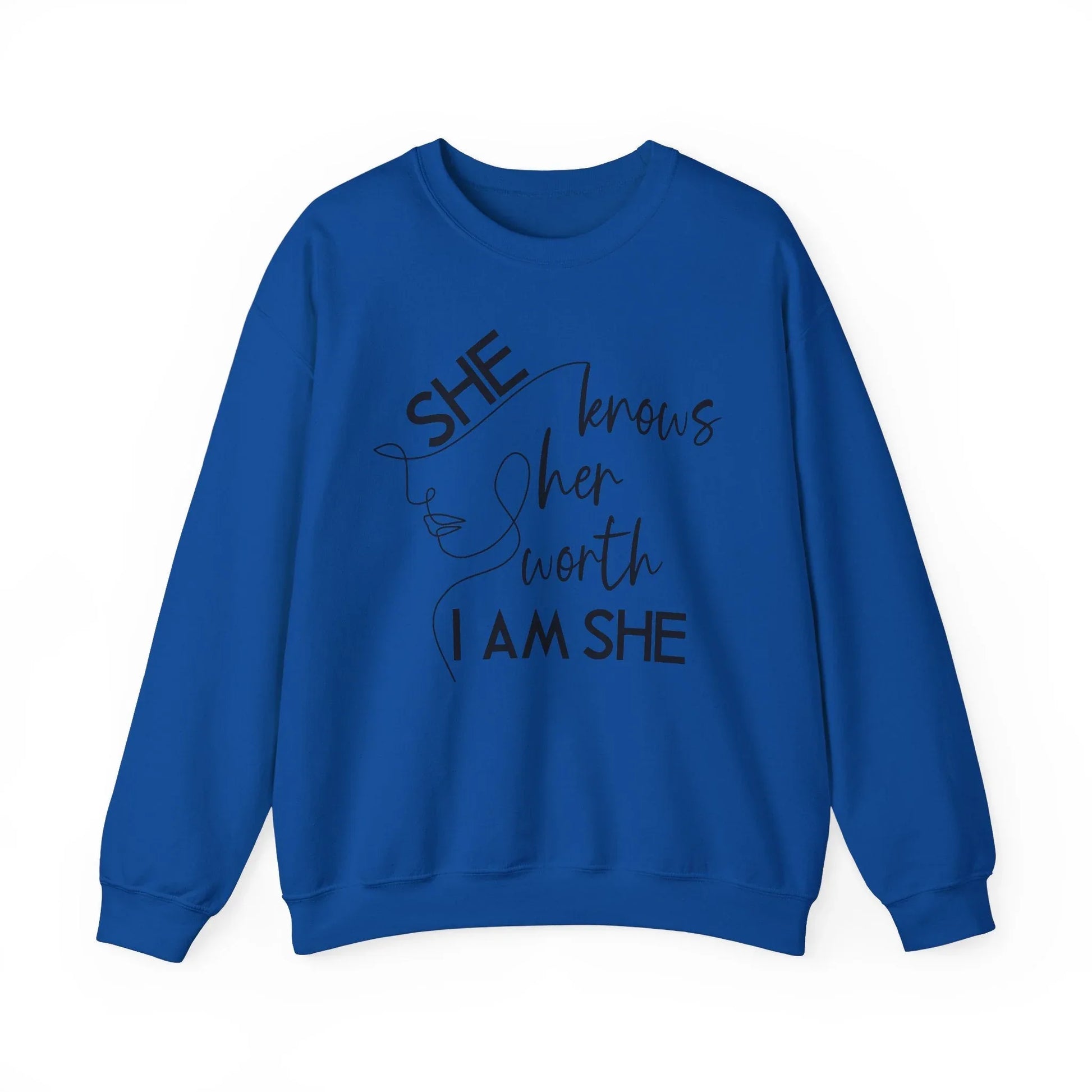 Priceless Confidence Sweatshirt - Royal / S