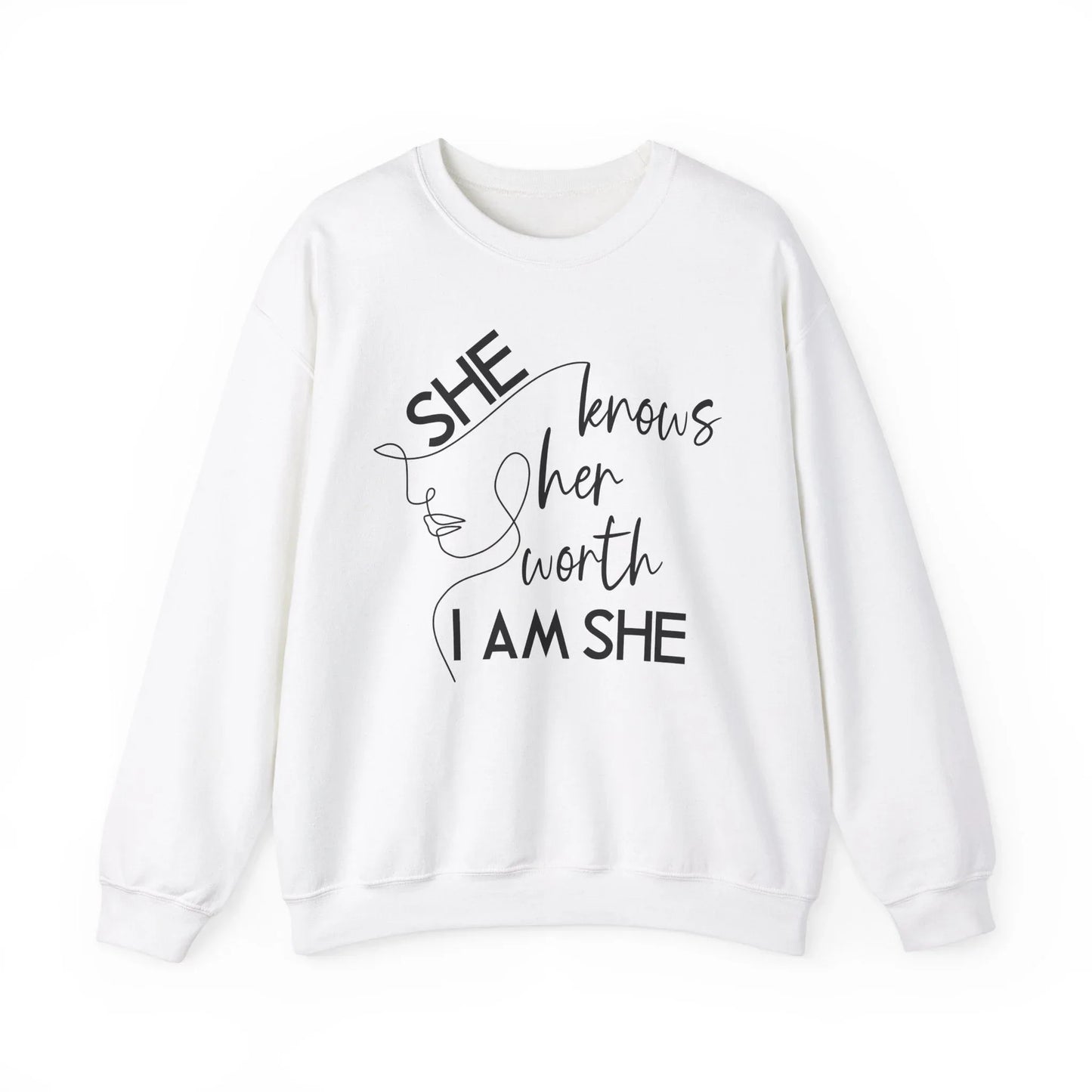 Priceless Confidence Sweatshirt - White / S