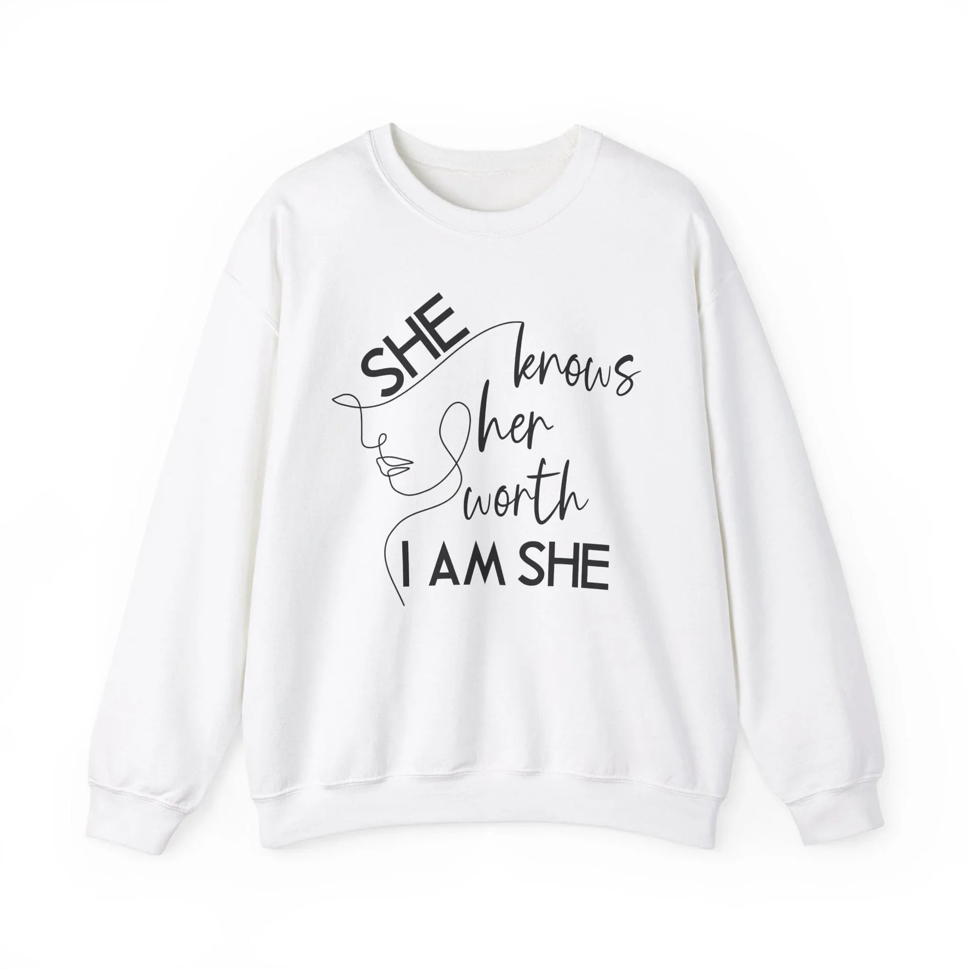 Priceless Confidence Sweatshirt - White / S
