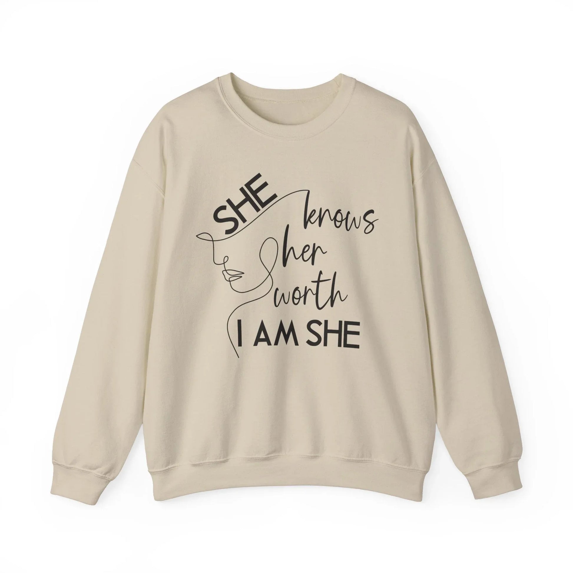 Priceless Confidence Sweatshirt - Sand / S