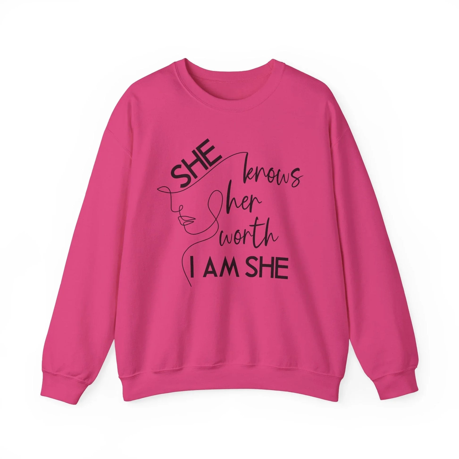Priceless Confidence Sweatshirt - Heliconia / S