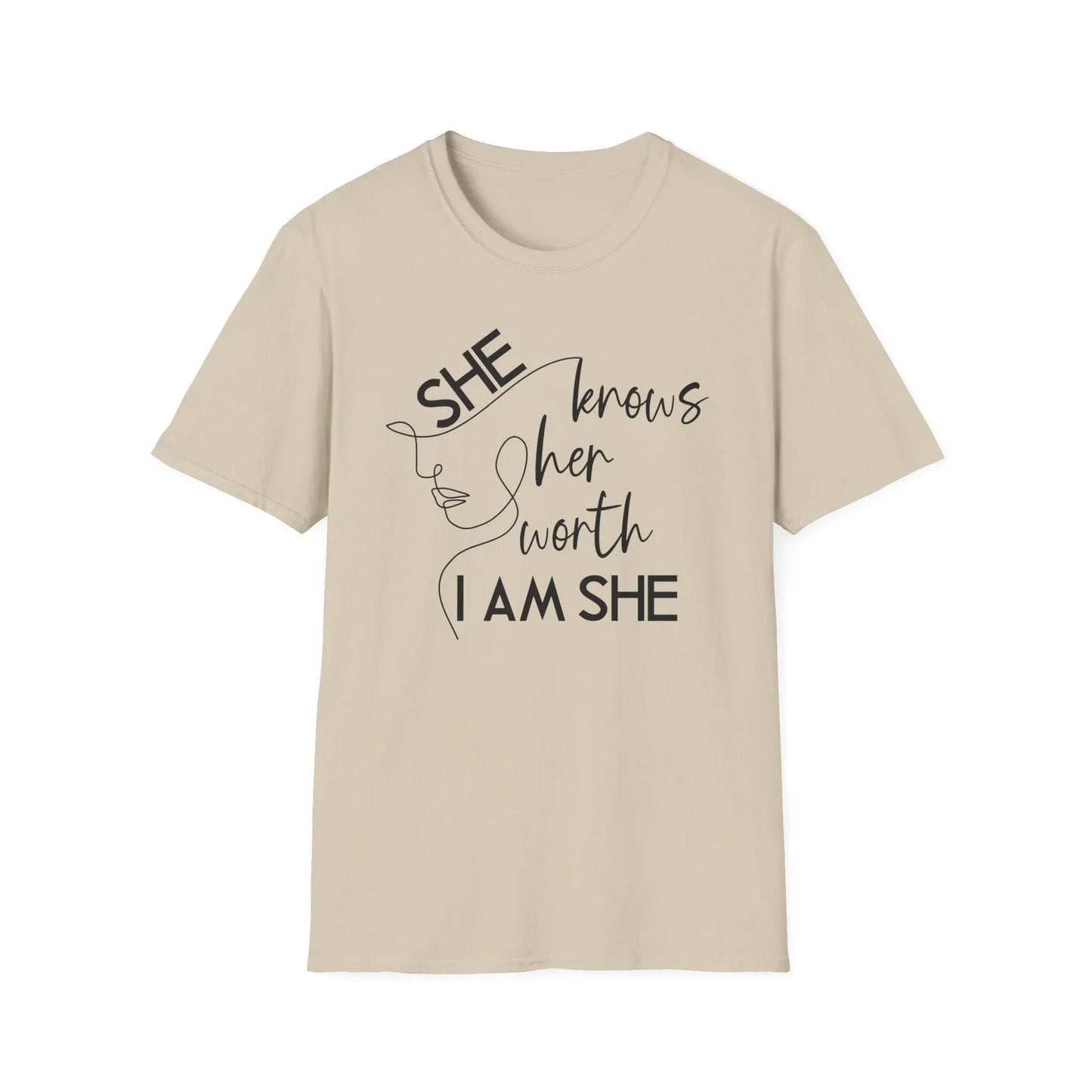 Priceless Confidence T-Shirt - S / Sand