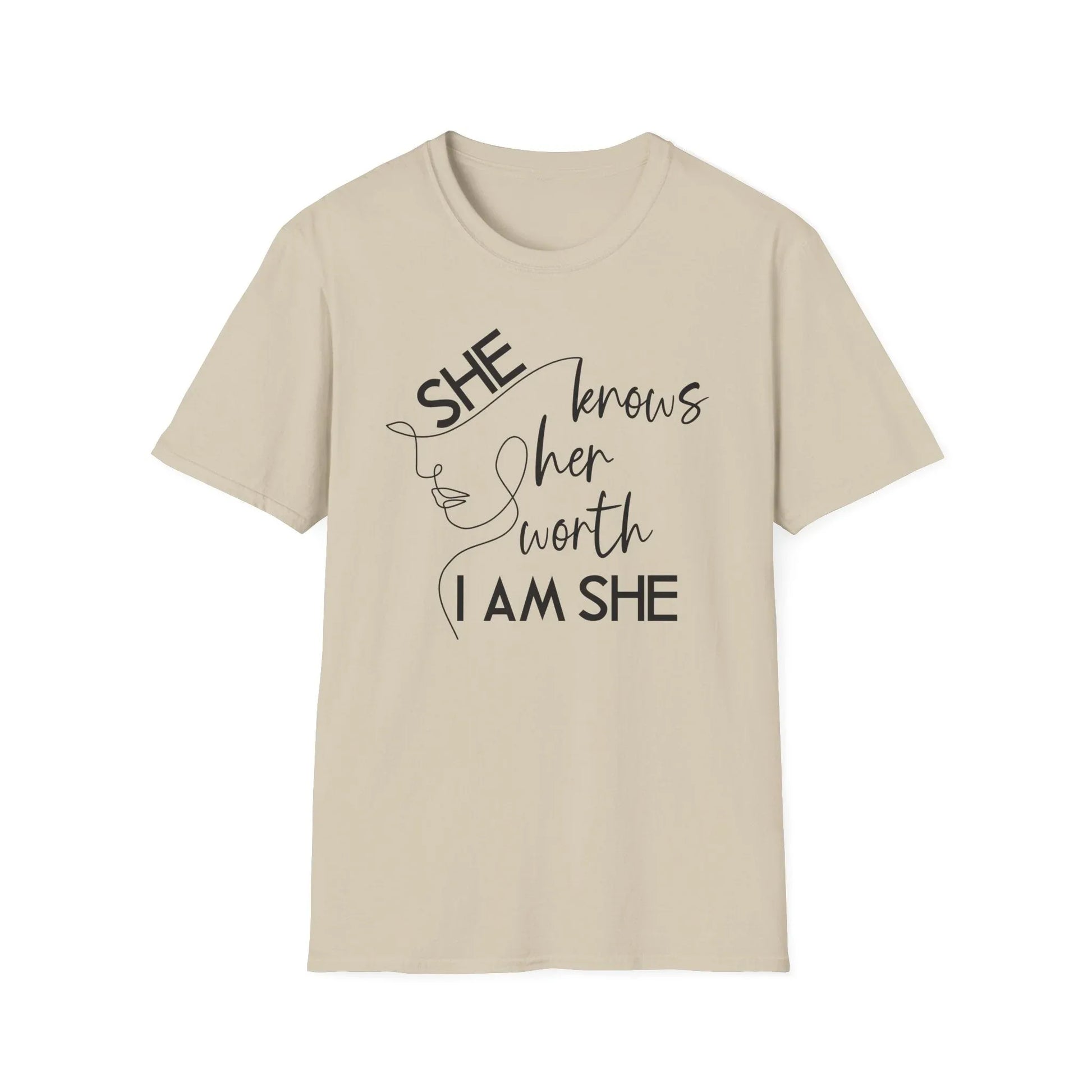 Priceless Confidence T-Shirt - S / Sand