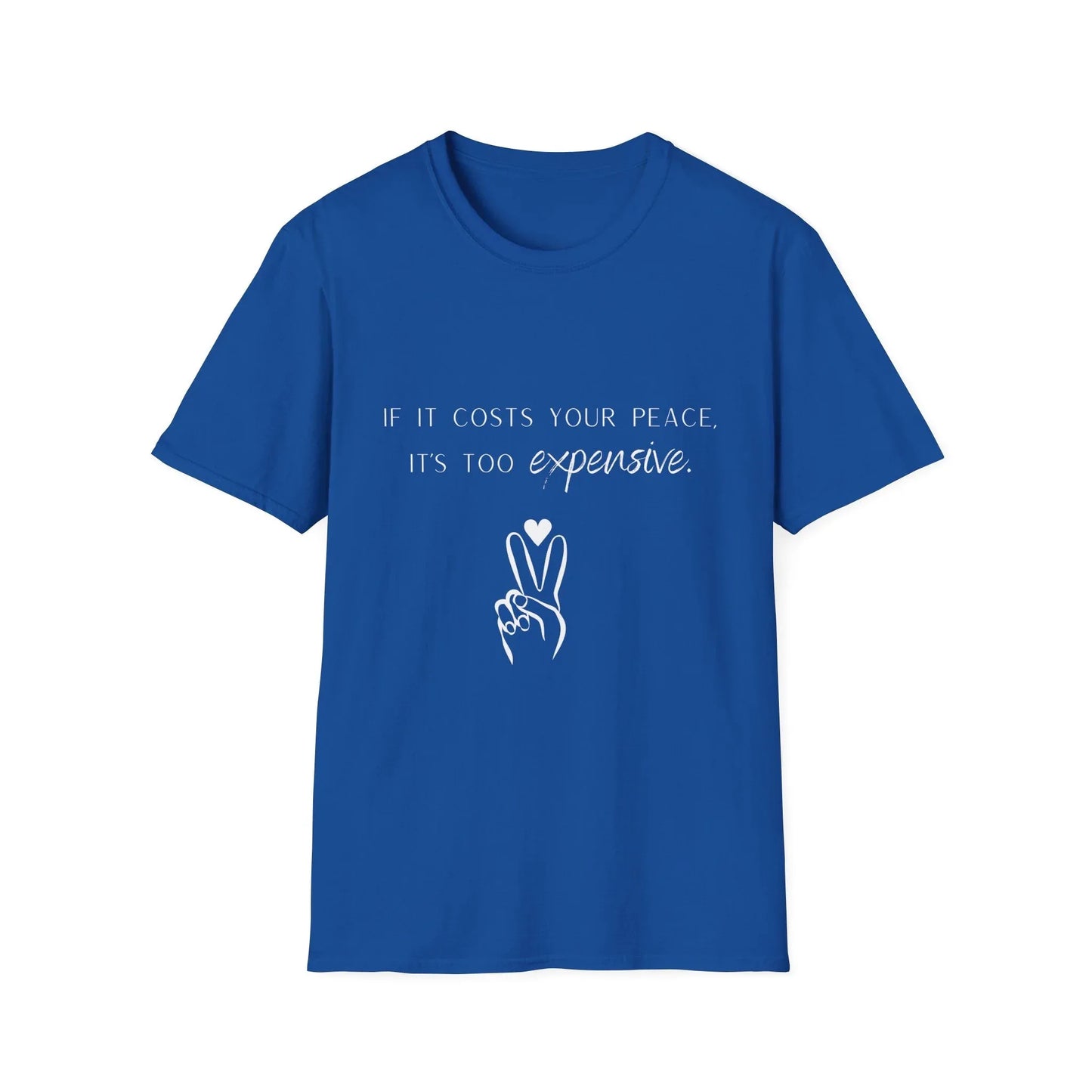 Priceless Peace | black | Unisex - Royal / XS - T-Shirt