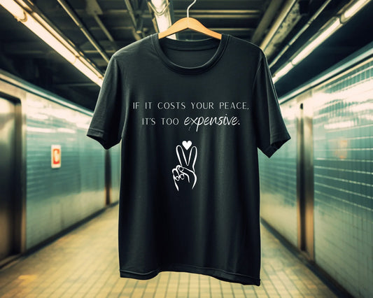 Priceless Peace | black | Unisex - T-Shirt