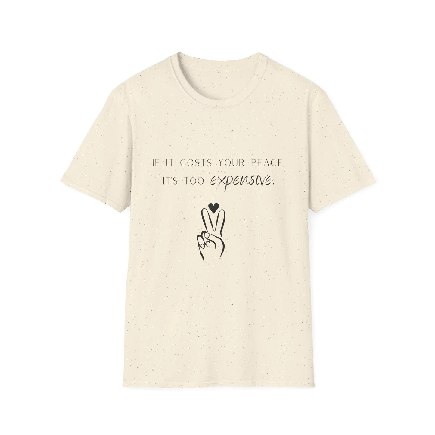 Priceless Peace | white | Unisex - Natural / S - T-Shirt