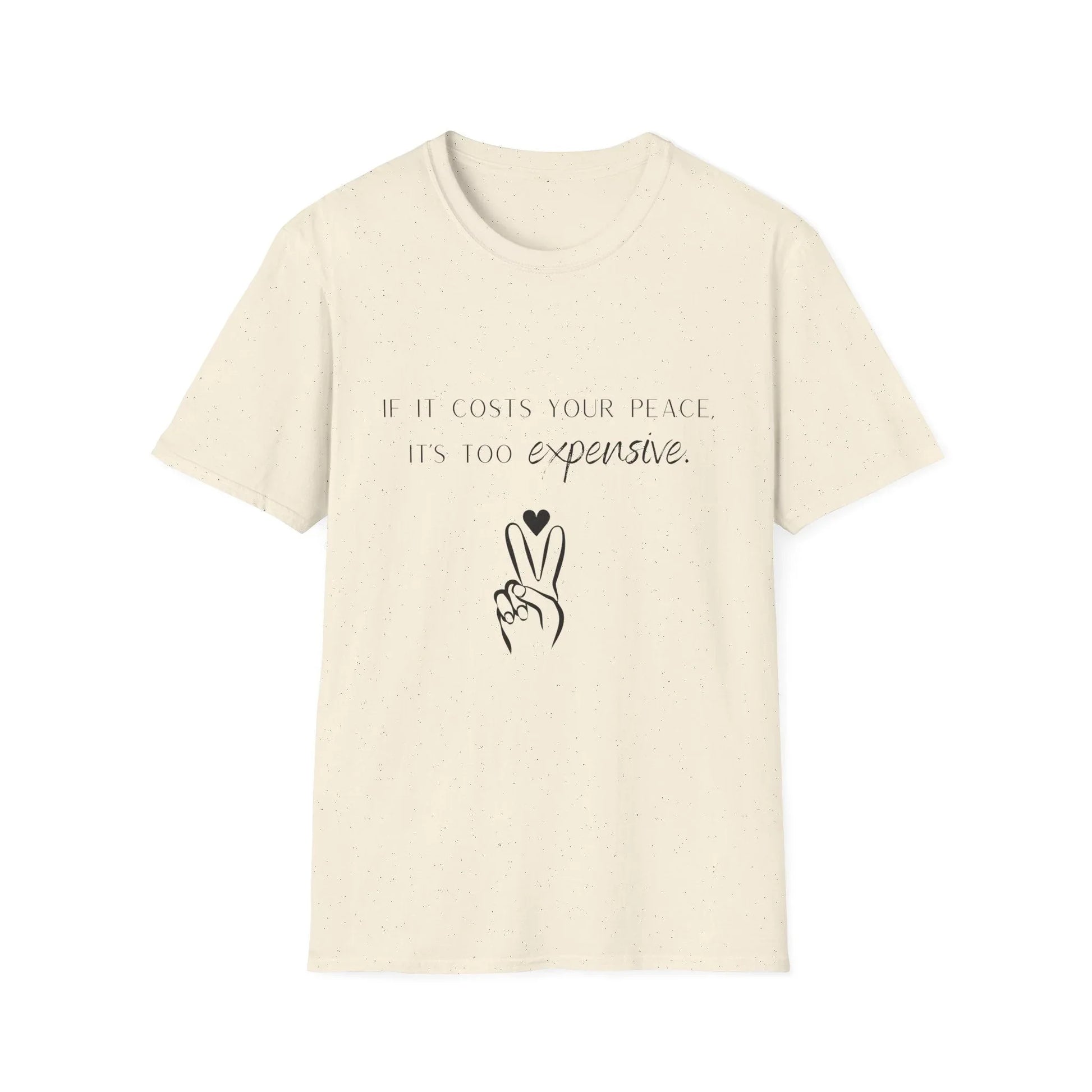 Priceless Peace | white | Unisex - Natural / S - T-Shirt