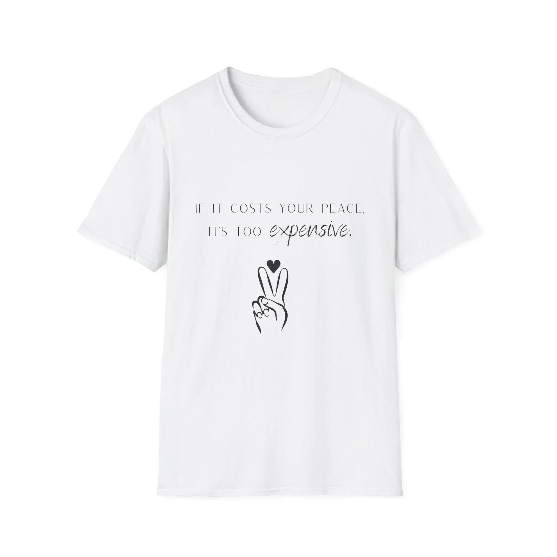 Priceless Peace | white | Unisex - White / L - T-Shirt