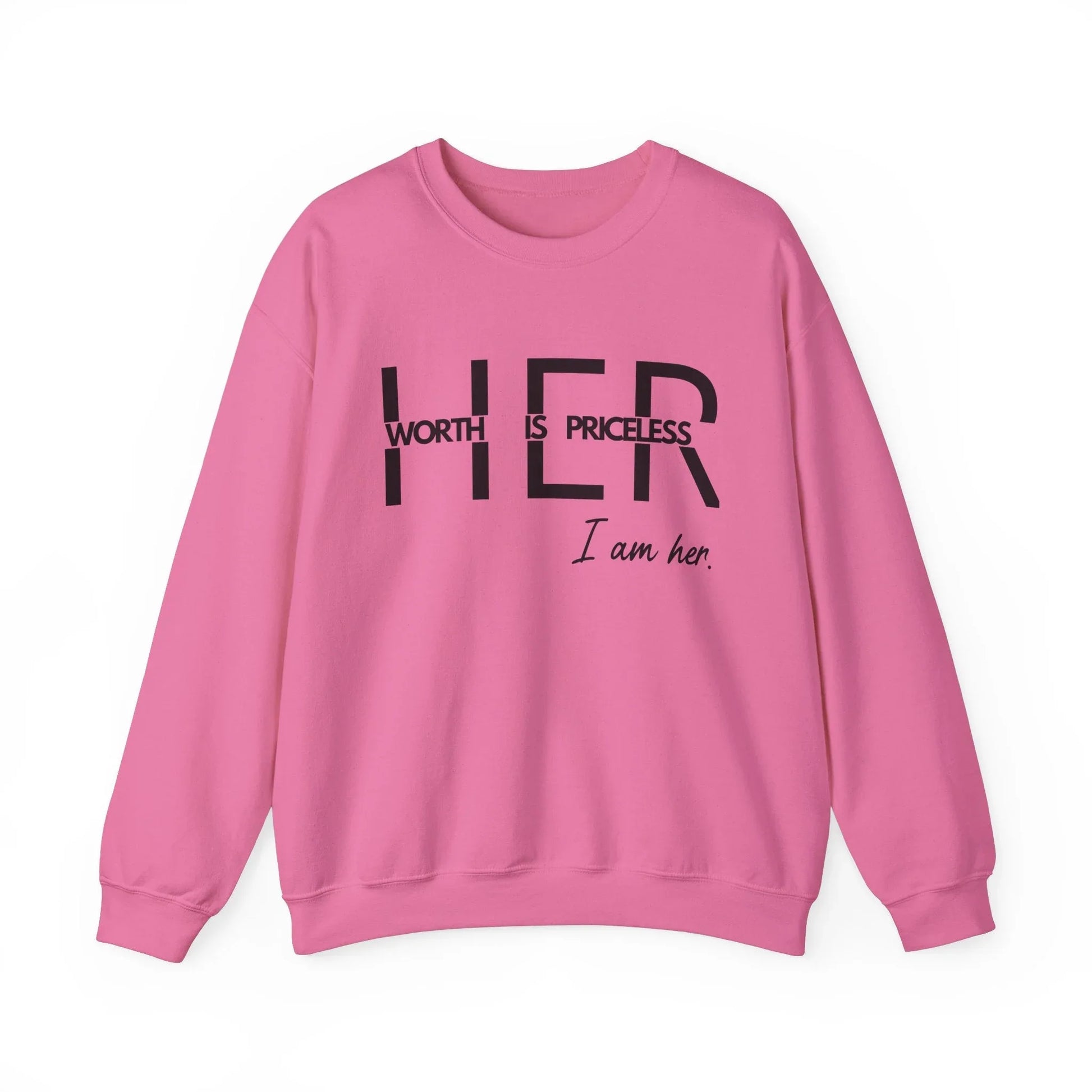 Priceless Queen Sweatshirt - Safety Pink / S