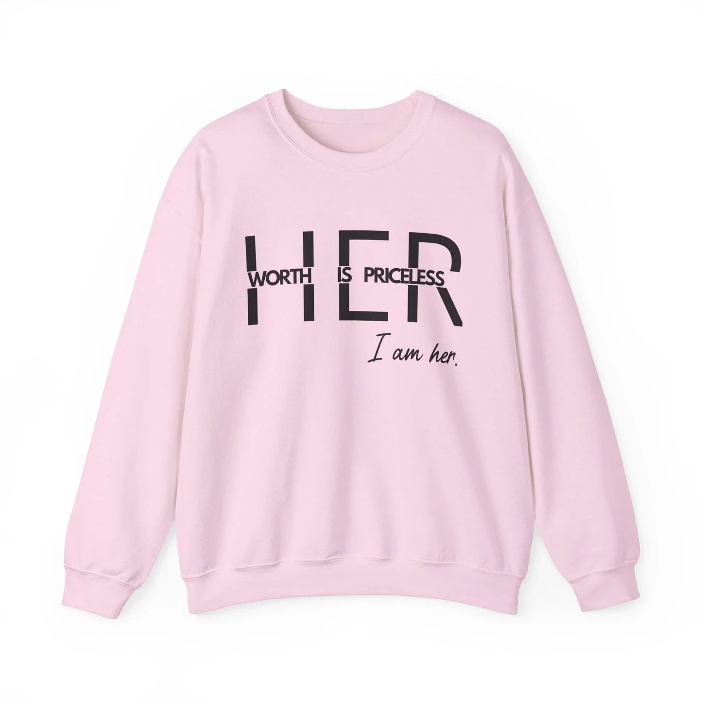 Priceless Queen Sweatshirt - Light Pink / S