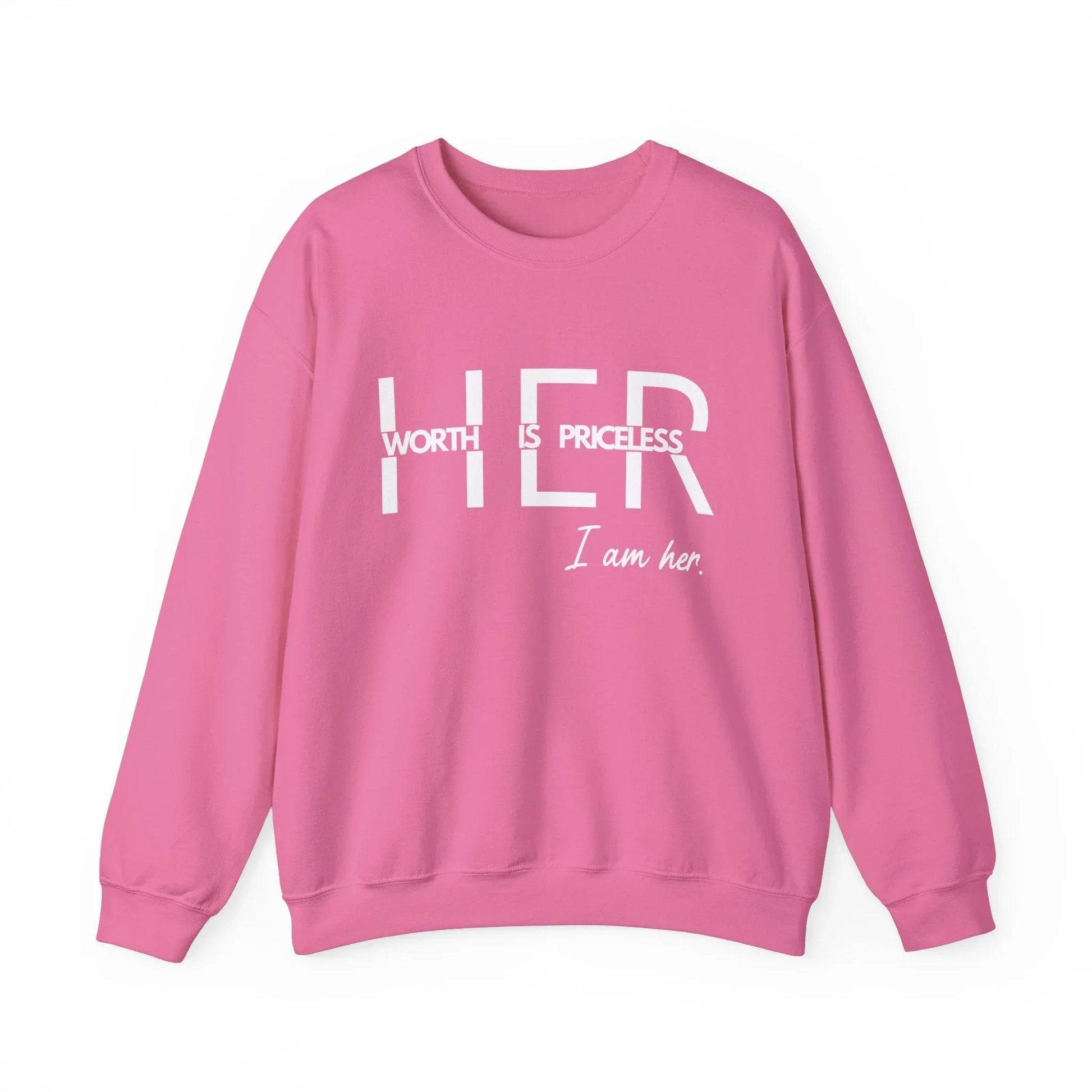 Priceless Queen Sweatshirt - Safety Pink / S