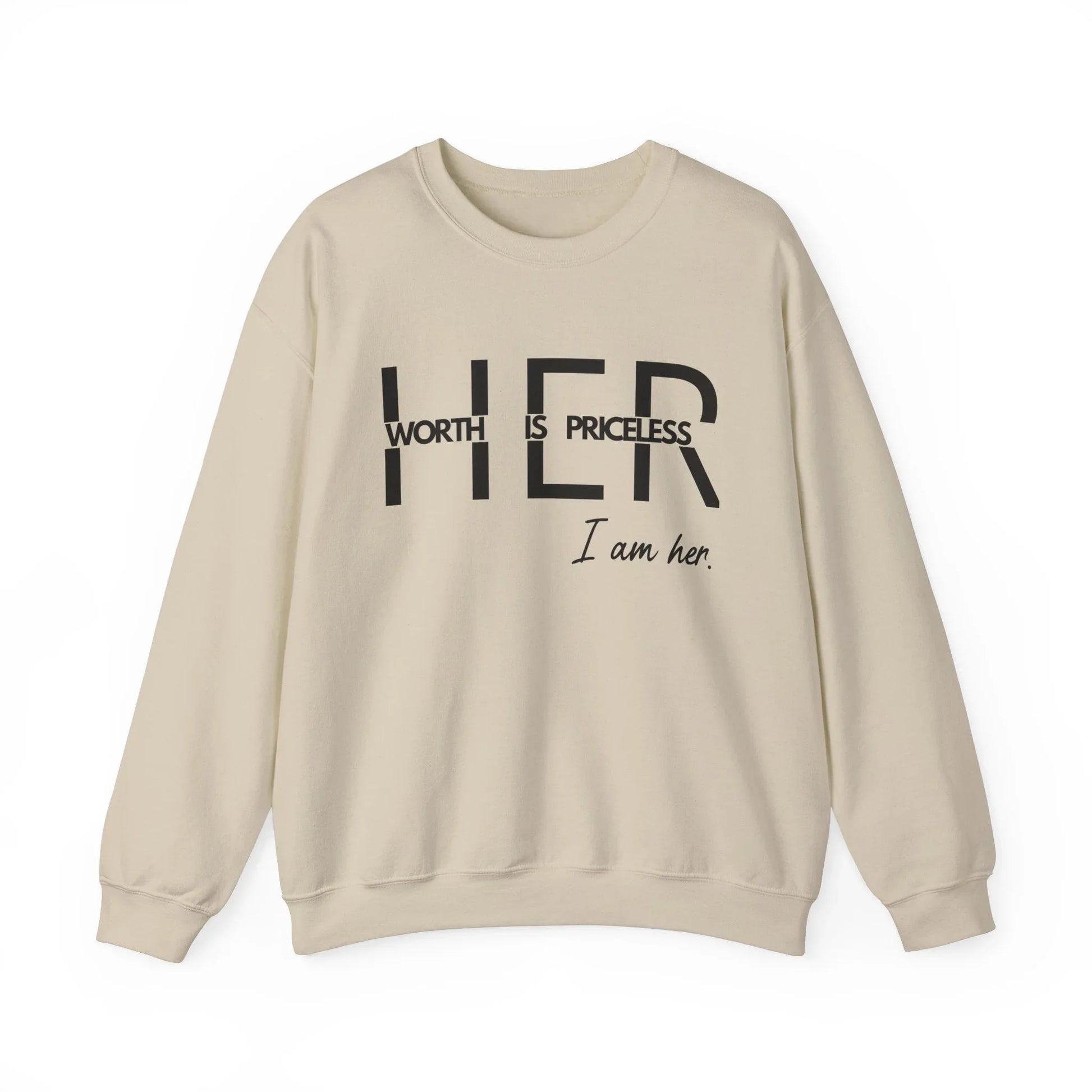 Priceless Queen Sweatshirt - Sand / S