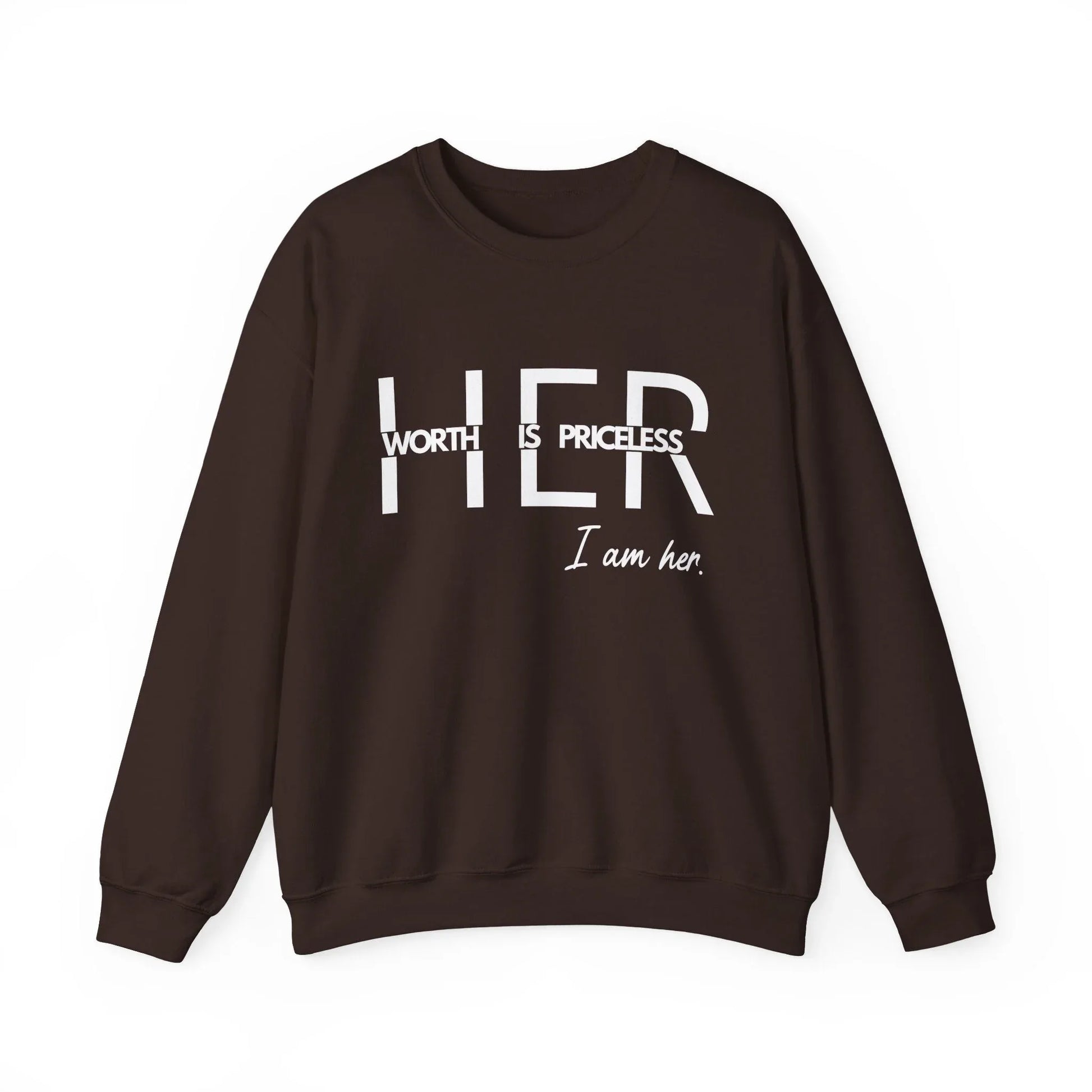Priceless Queen Sweatshirt - Dark Chocolate / S
