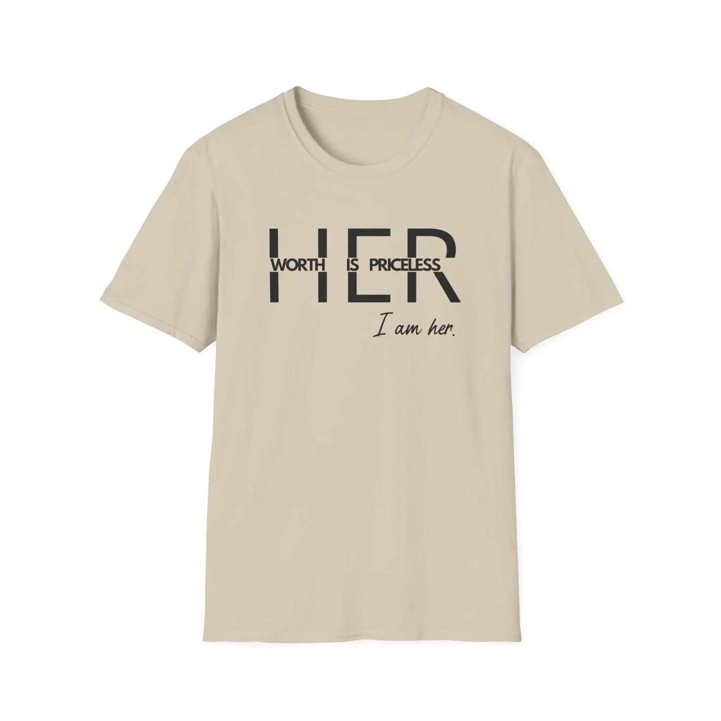 Priceless Queen T-Shirt - S / Sand
