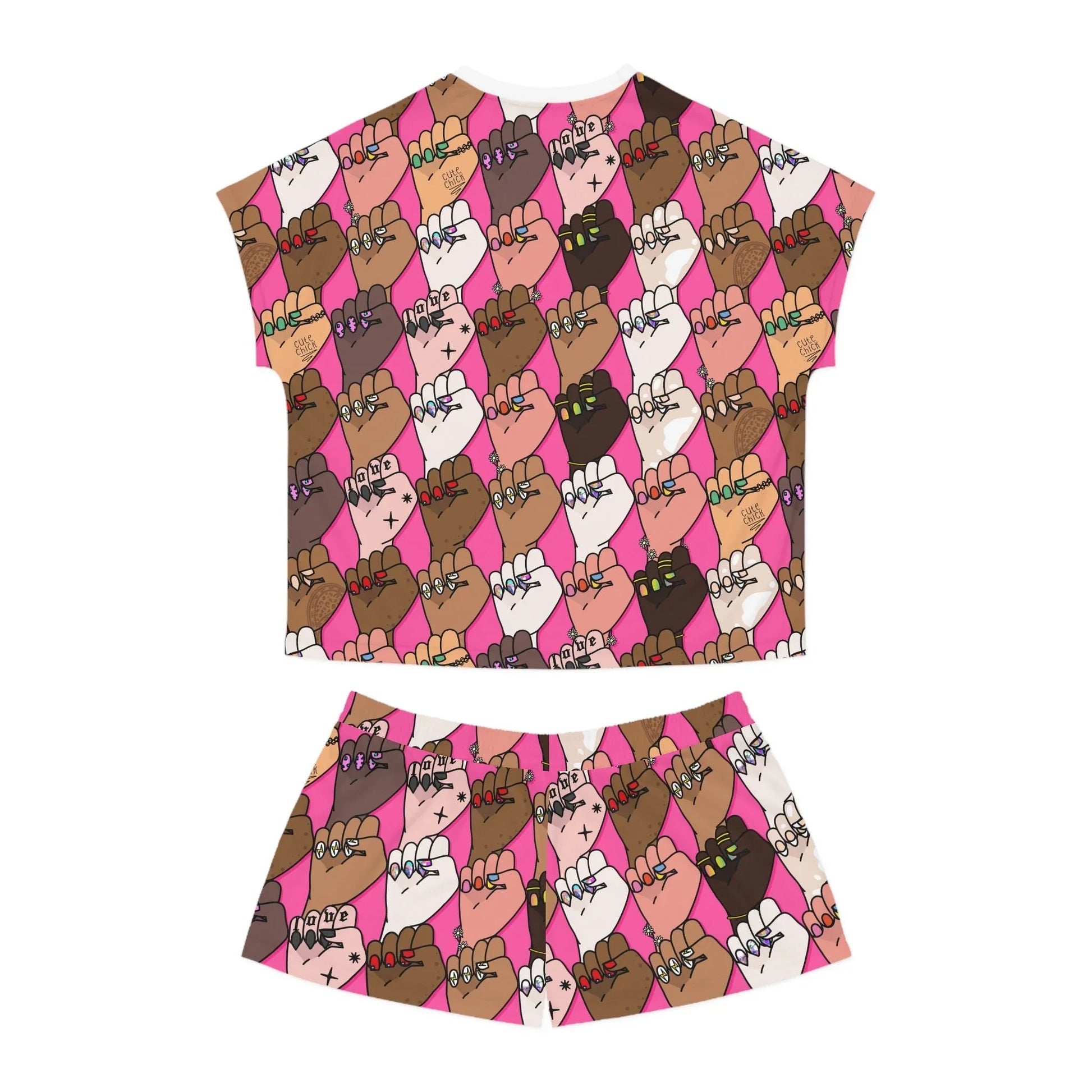 Raising Our Voices Short Pajama Set - All Over Prints