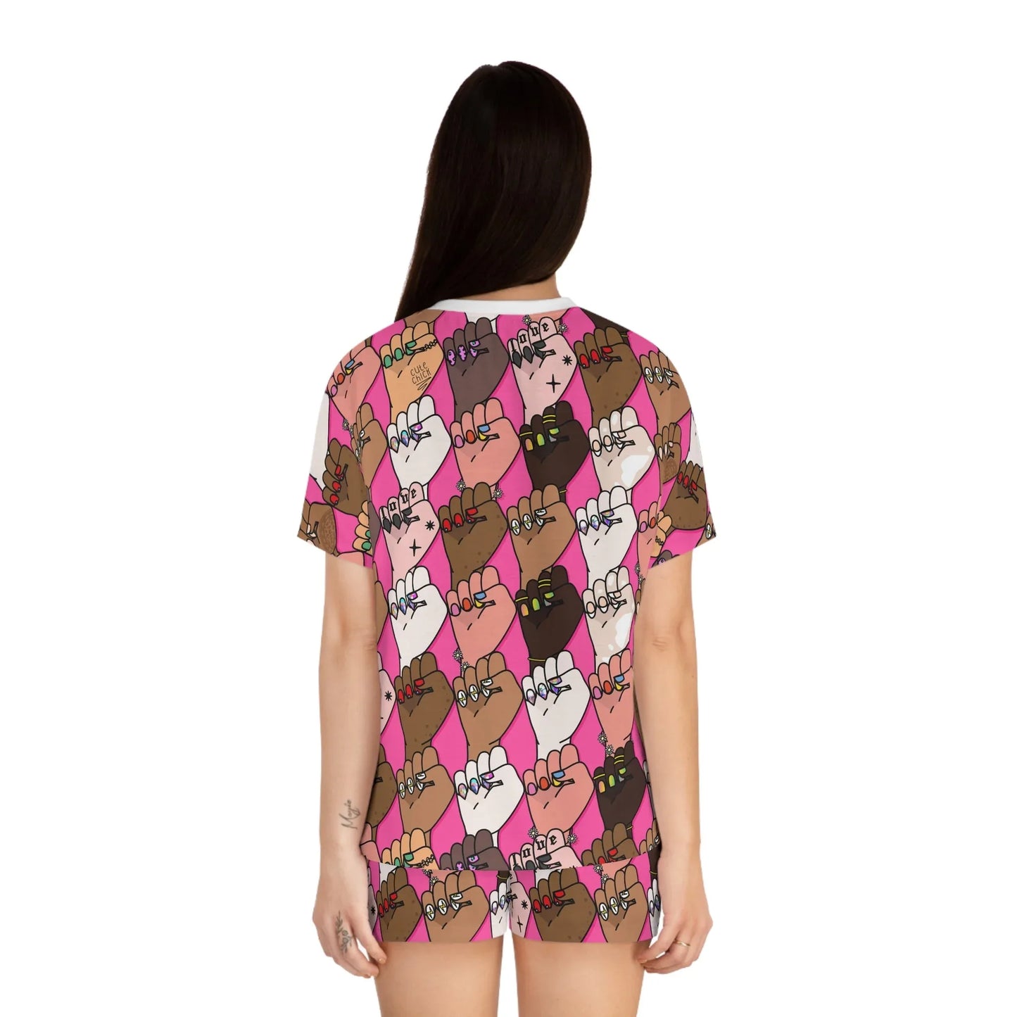 Raising Our Voices Short Pajama Set - All Over Prints